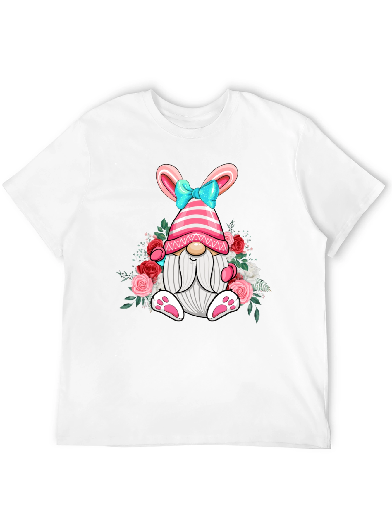 Easter Bunny Gnome T-Shirt - Springtime Fun