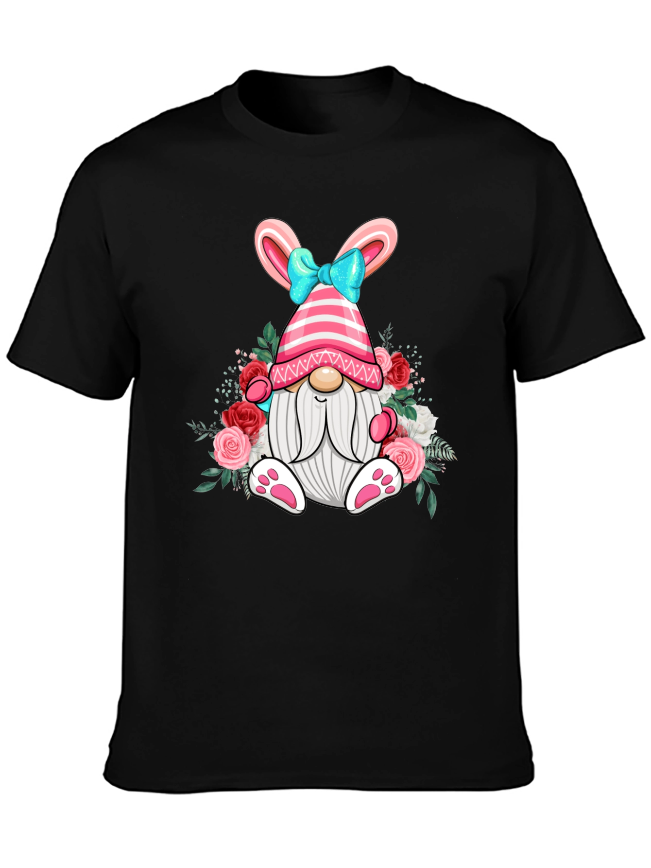 Easter Bunny Gnome T-Shirt - Springtime Fun
