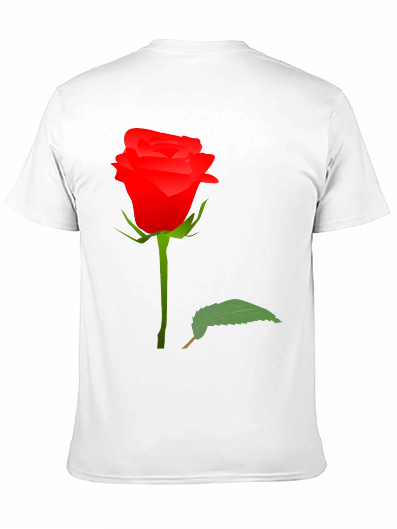 Rose Graphic T-Shirt - Elegant Floral Design