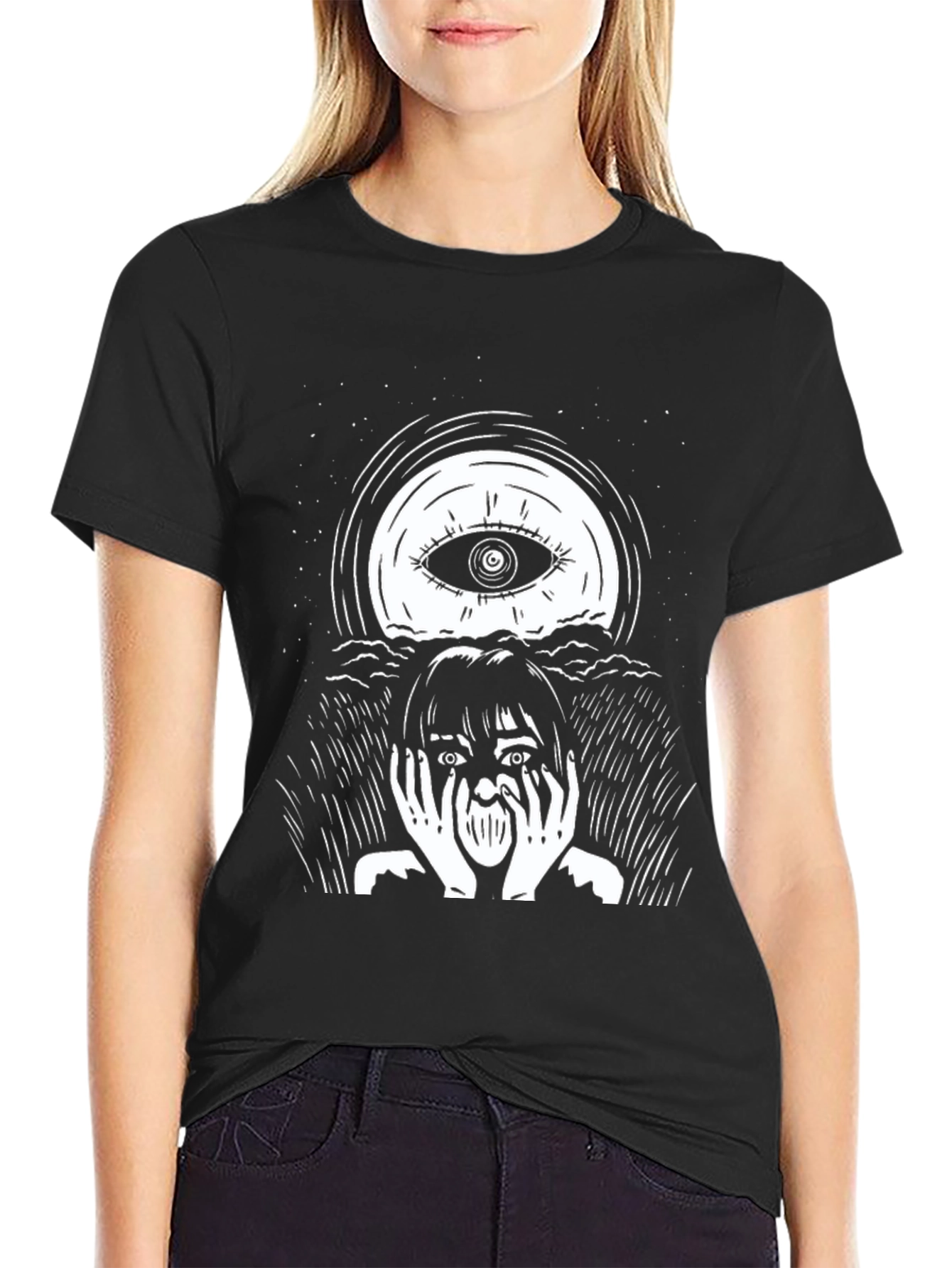 Eye See You Graphic T-Shirt - Black
