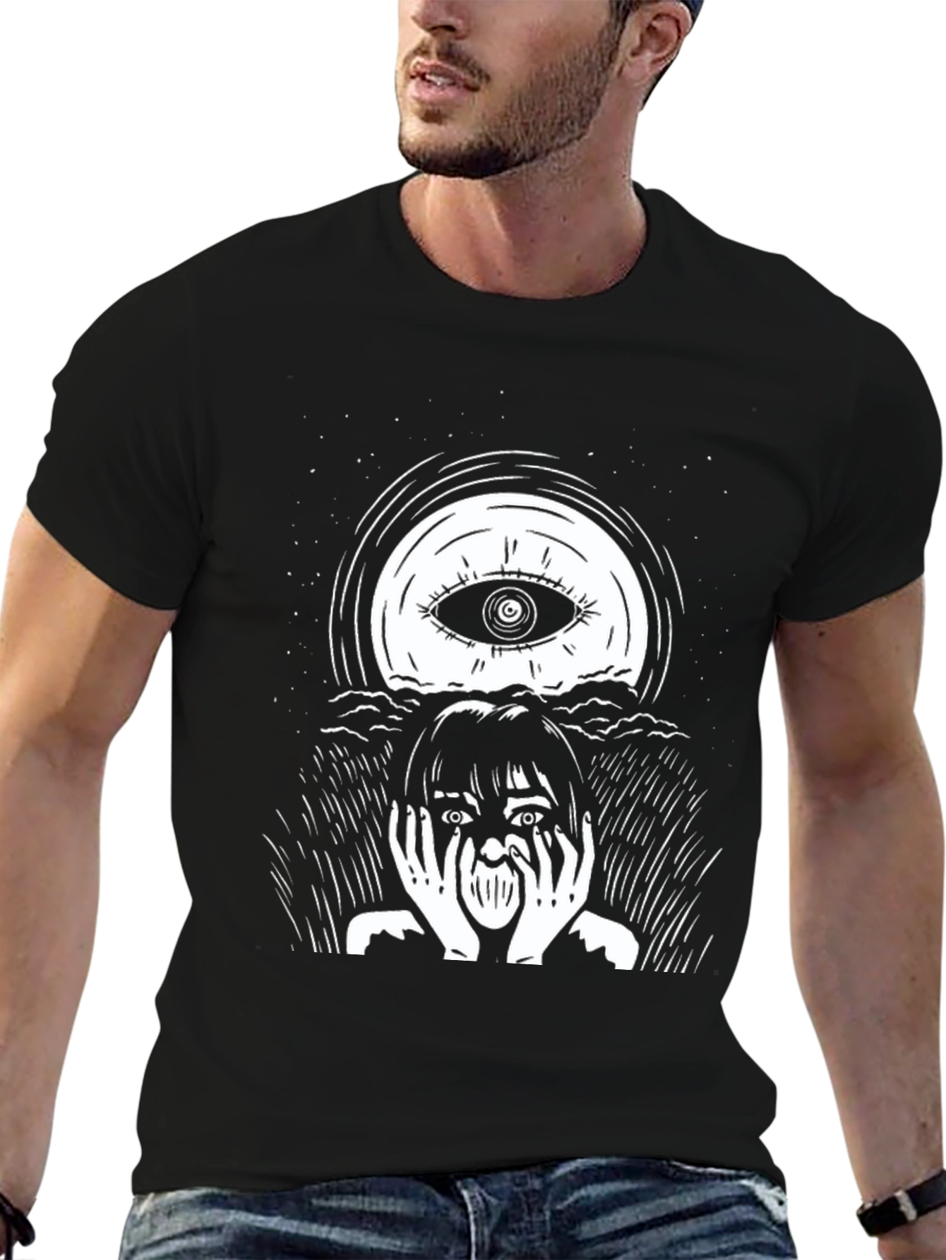 Eye See You Graphic T-Shirt - Black
