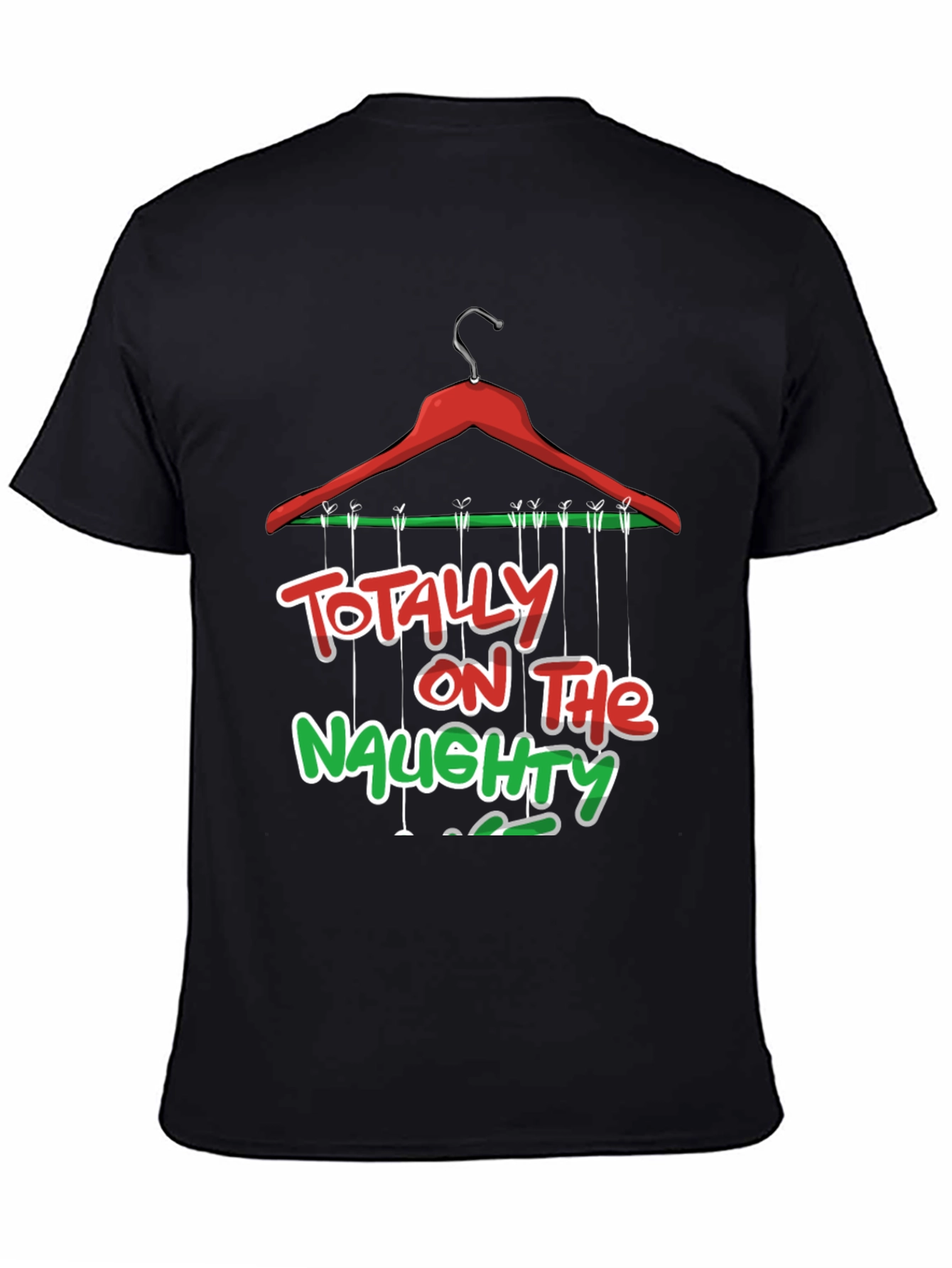 Naughty List T-Shirt: Festive Holiday Apparel