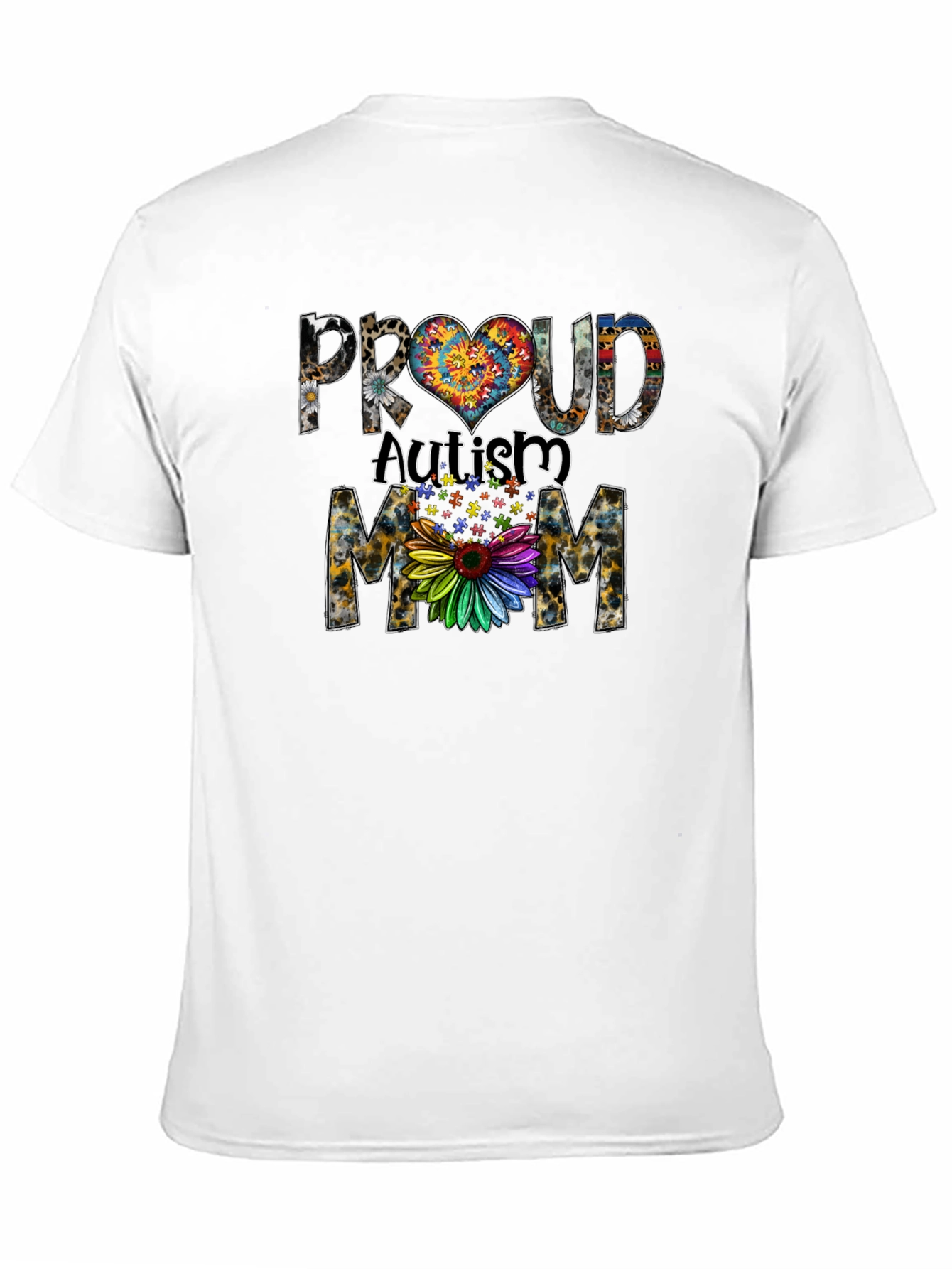Proud Autism Mom Graphic T-Shirt