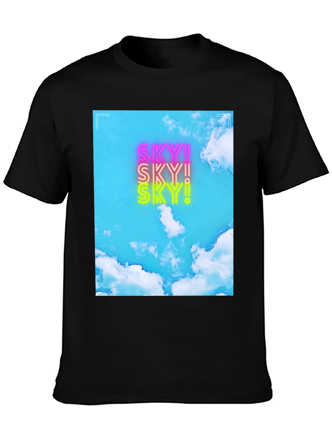 Sky! Graphic T-Shirt - Cotton Blend