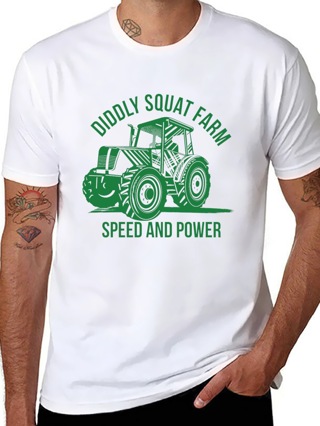 Diddly Squat Farm Black T-Shirt - Speed and Power