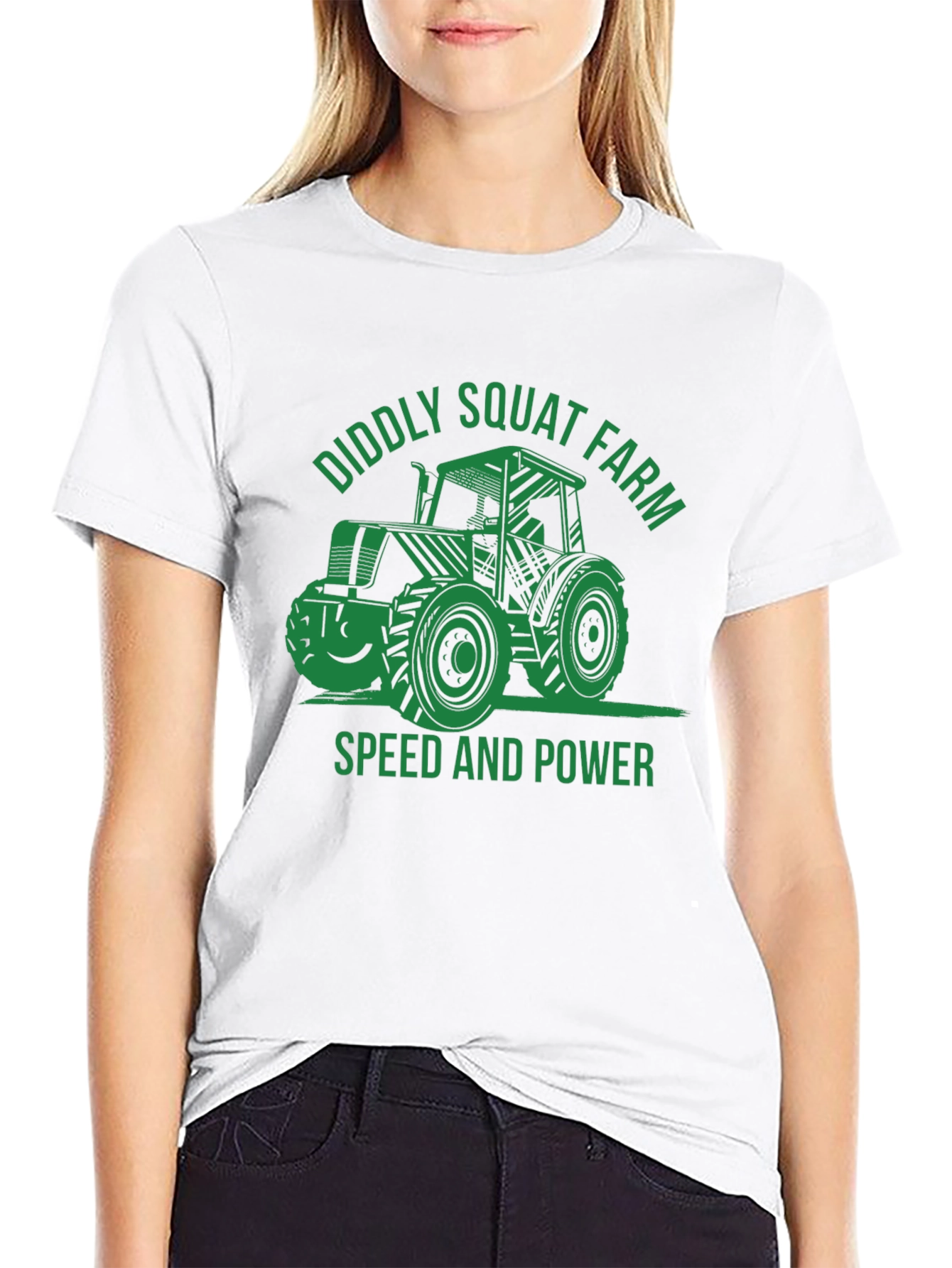 Diddly Squat Farm Black T-Shirt - Speed and Power