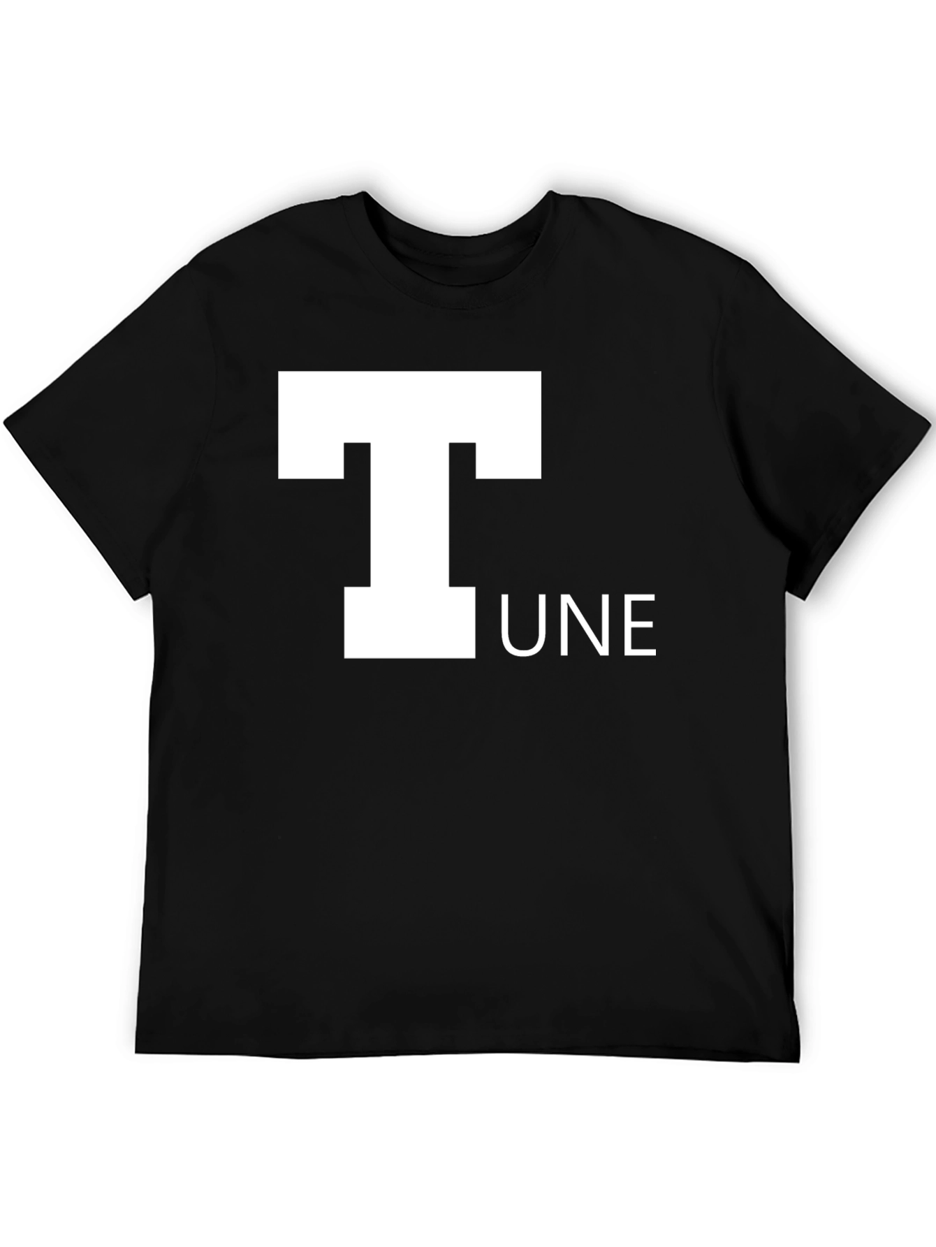 T-UNE Graphic Tee - Soft & Stylish Black T-Shirt