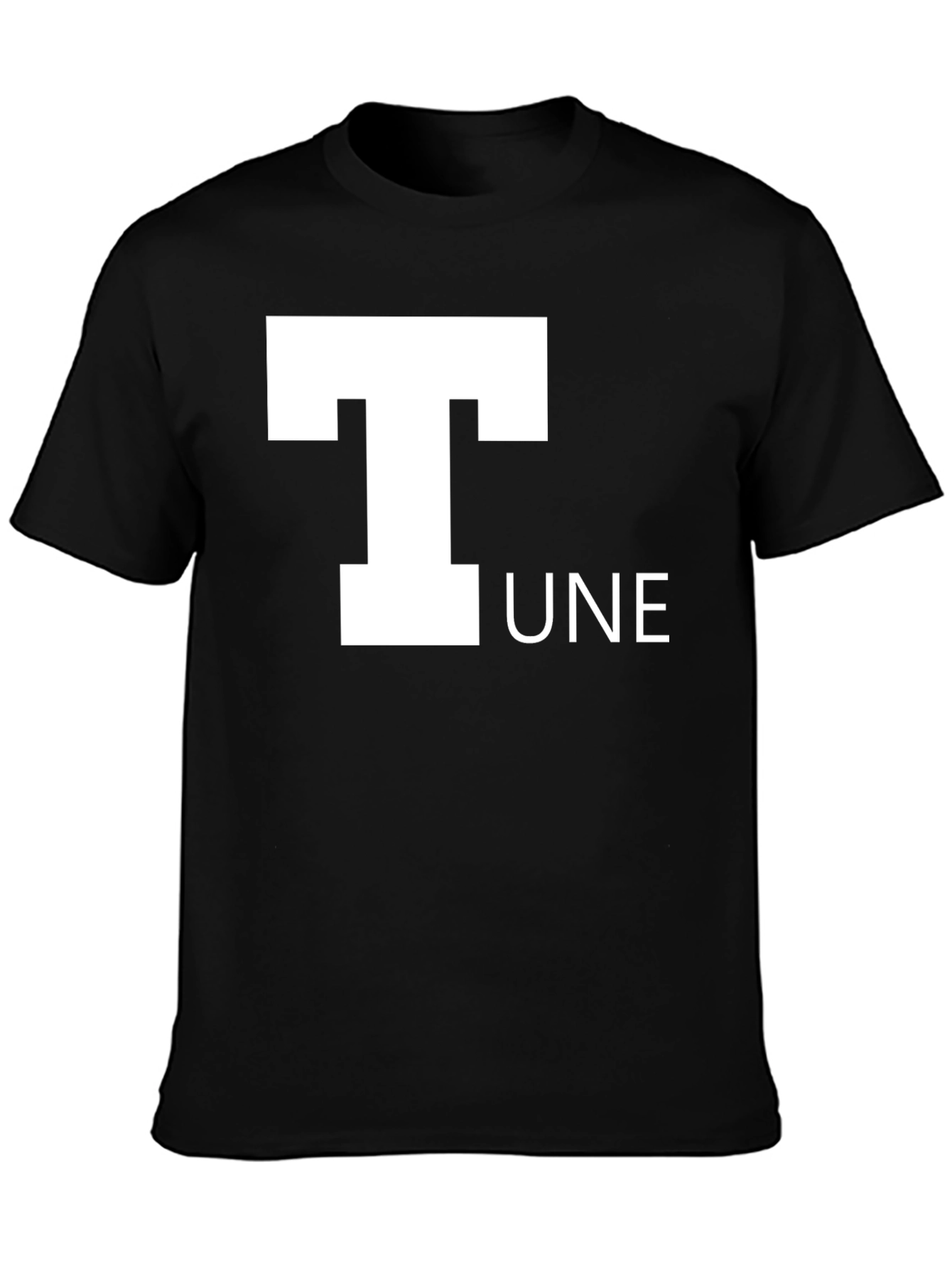 T-UNE Graphic Tee - Soft & Stylish Black T-Shirt