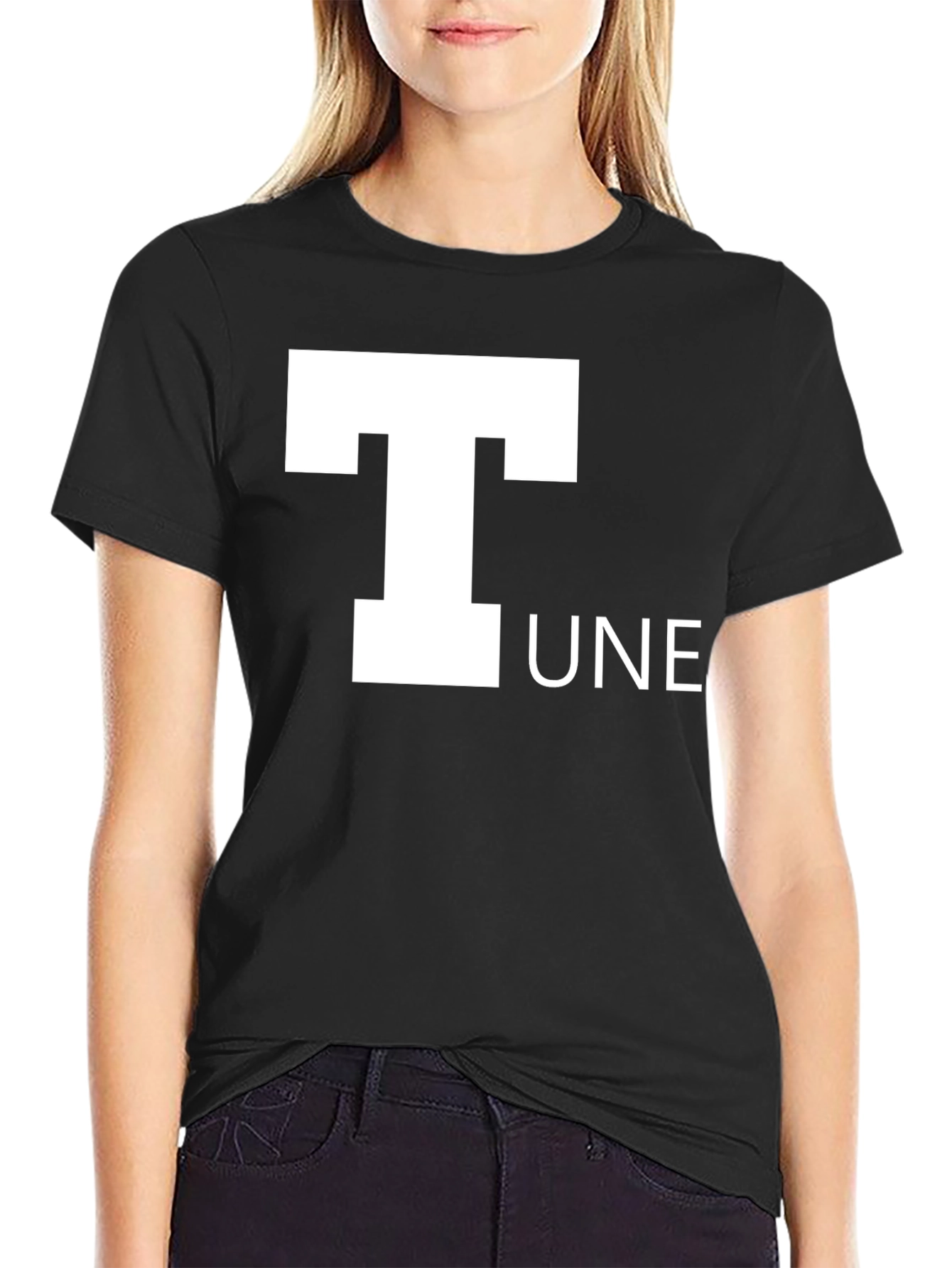 T-UNE Graphic Tee - Soft & Stylish Black T-Shirt