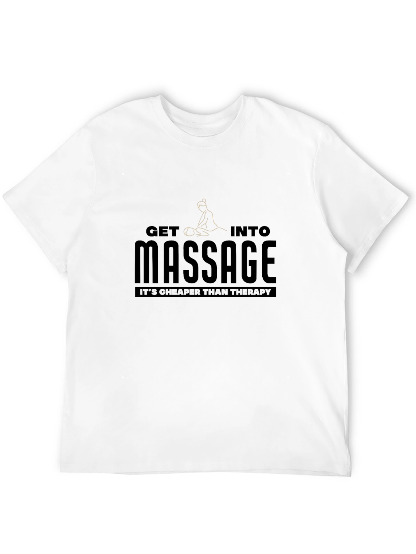 Massage Therapy Graphic T-Shirt - Relaxing Style