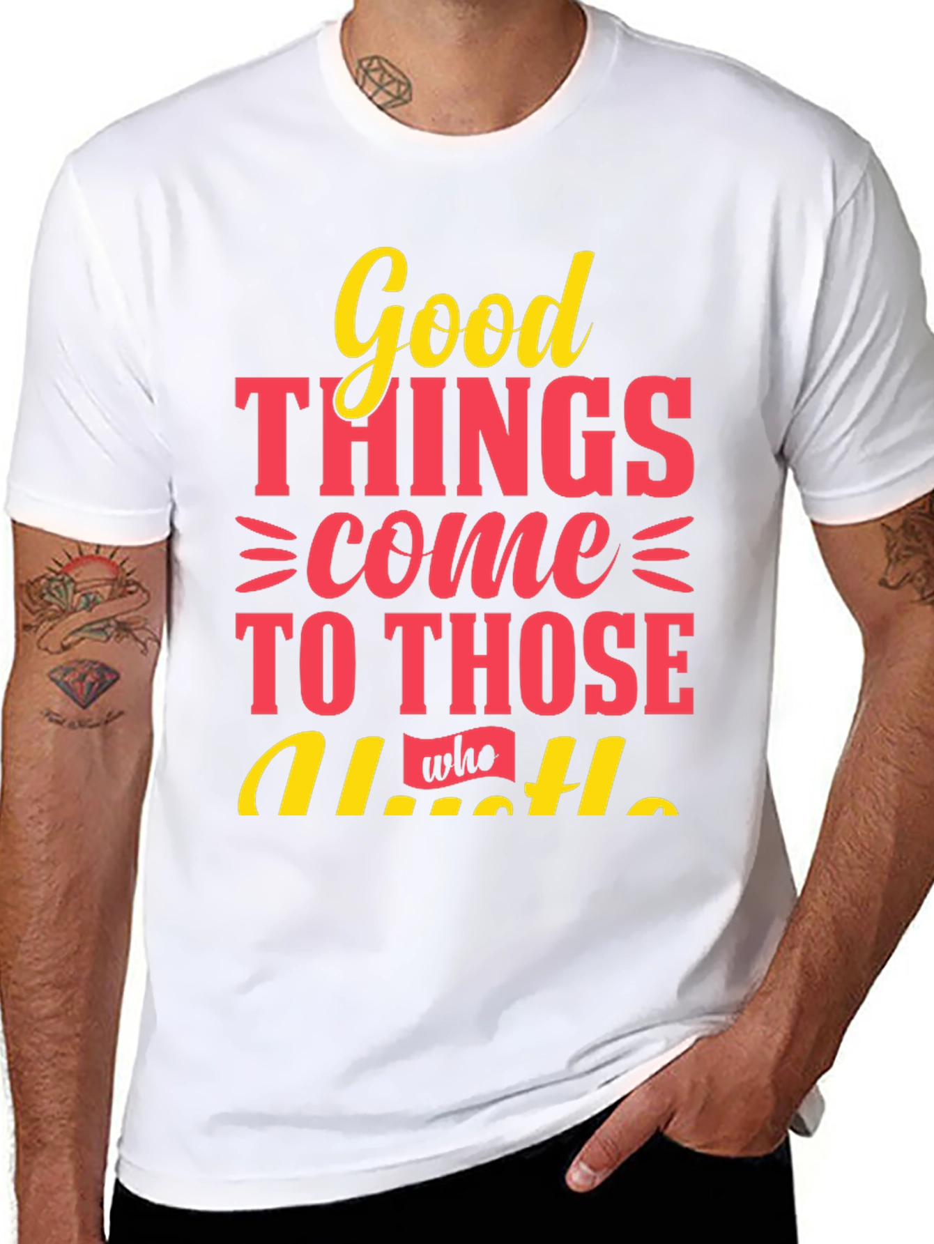 Good Things Hustle Graphic Tee - Black