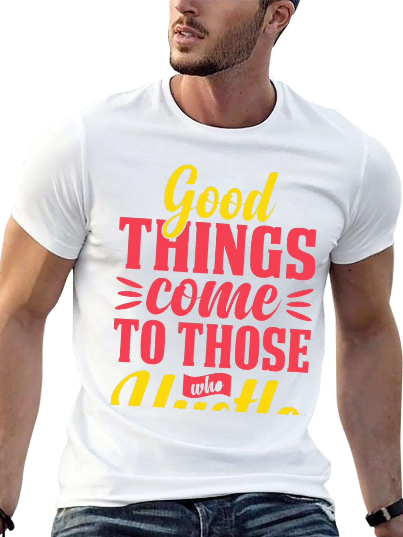 Good Things Hustle Graphic Tee - Black