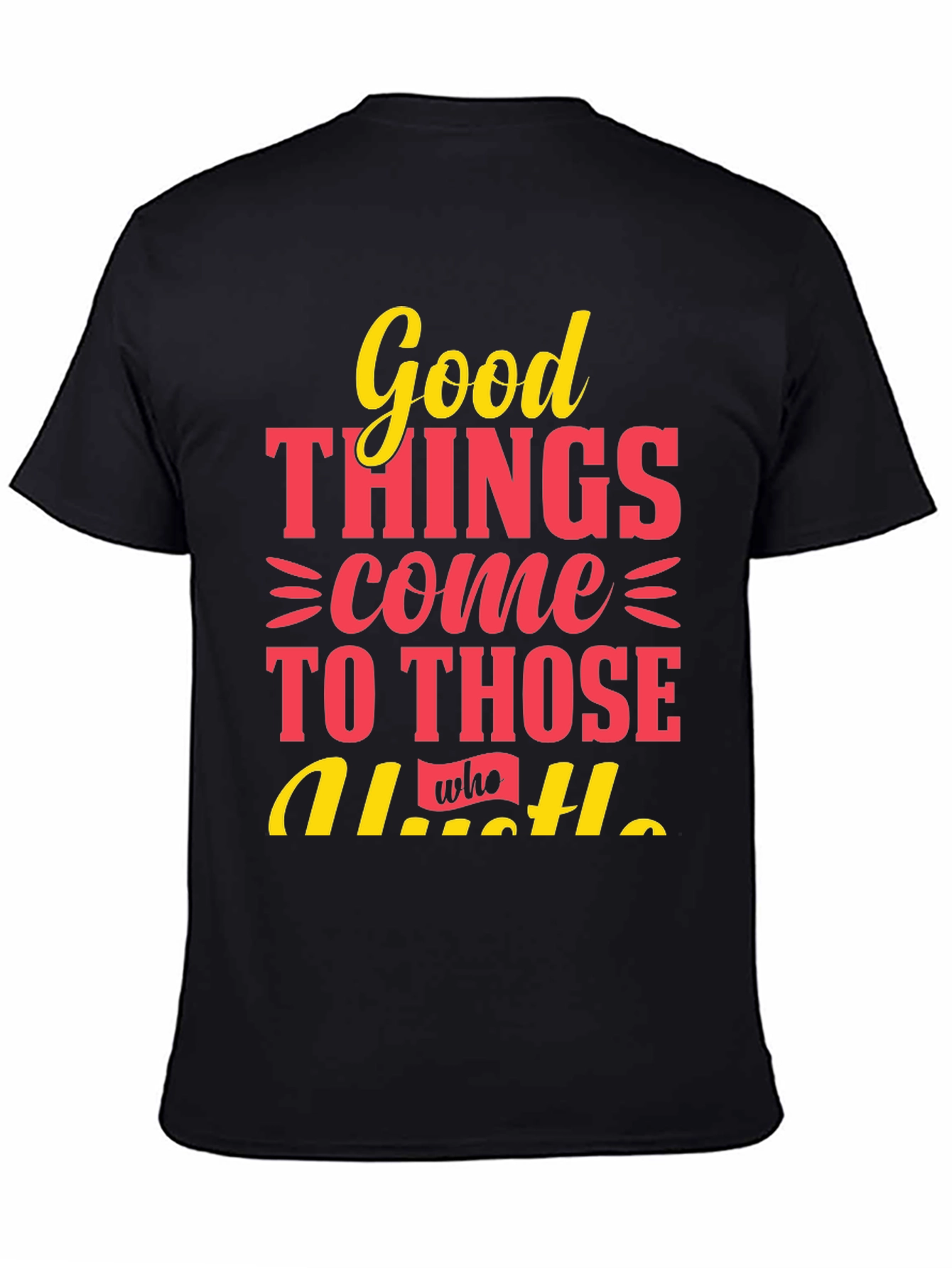 Good Things Hustle Graphic Tee - Black