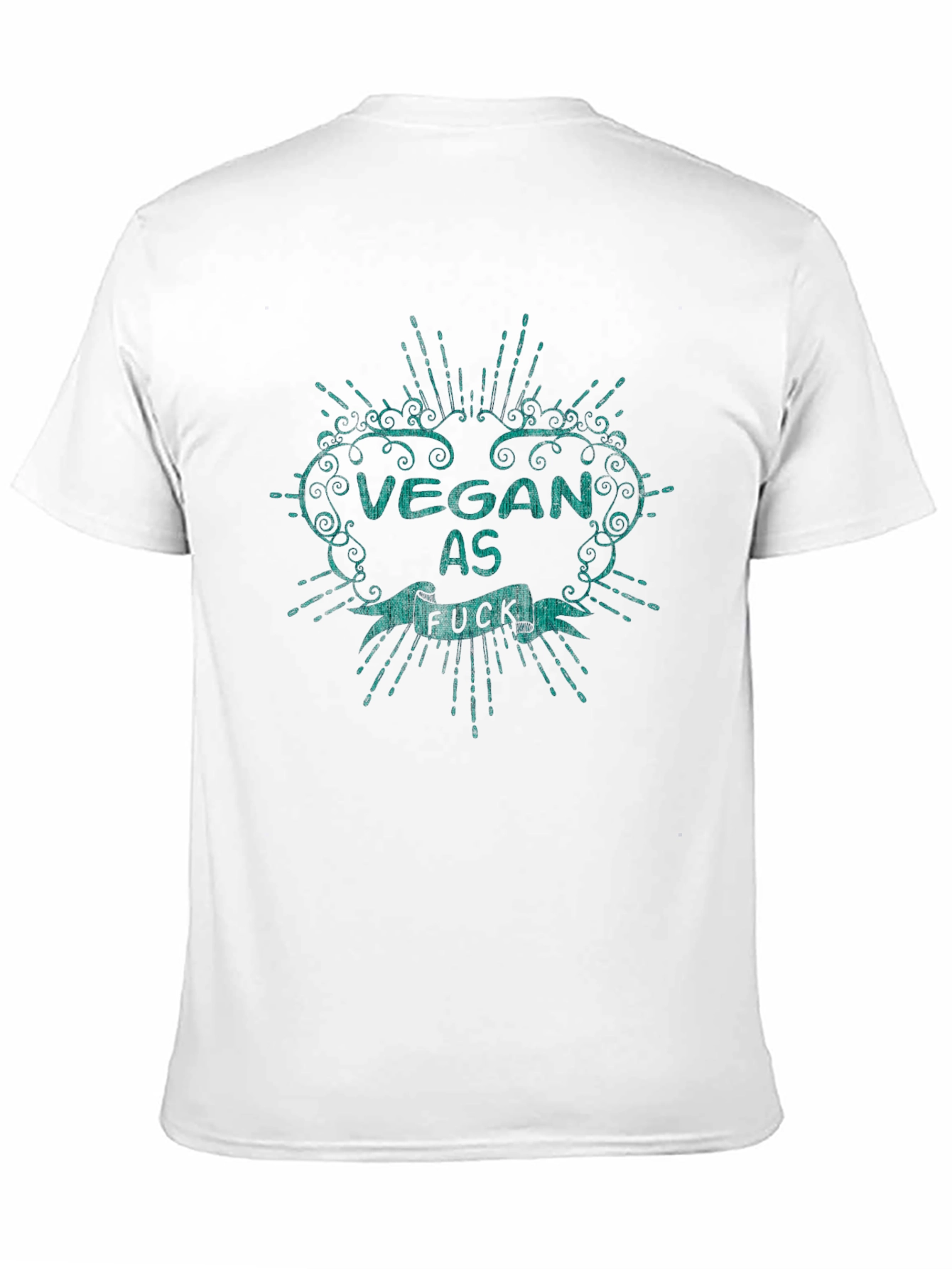 Vegan As F*ck Graphic Tee - Black Cotton T-Shirt