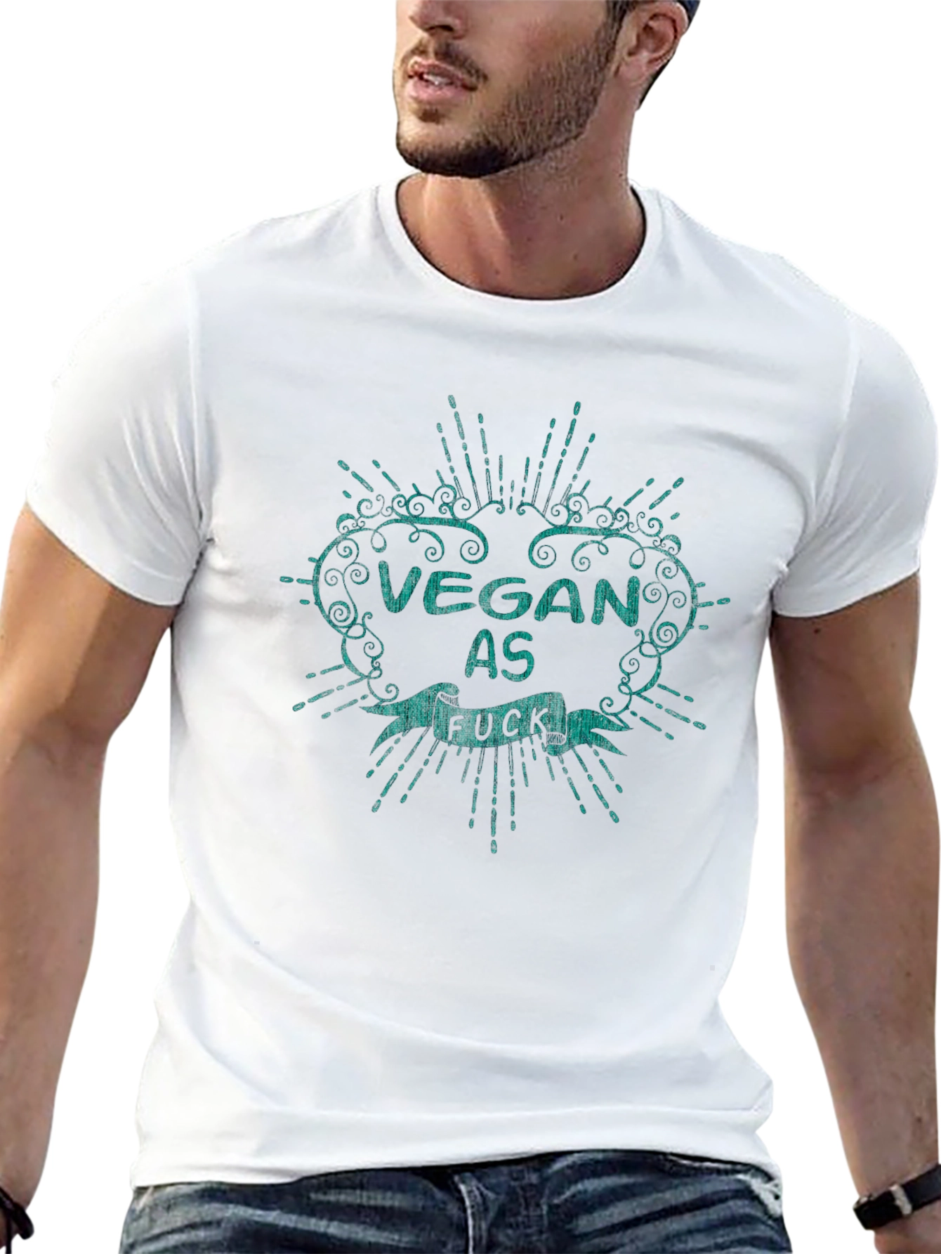Vegan As F*ck Graphic Tee - Black Cotton T-Shirt