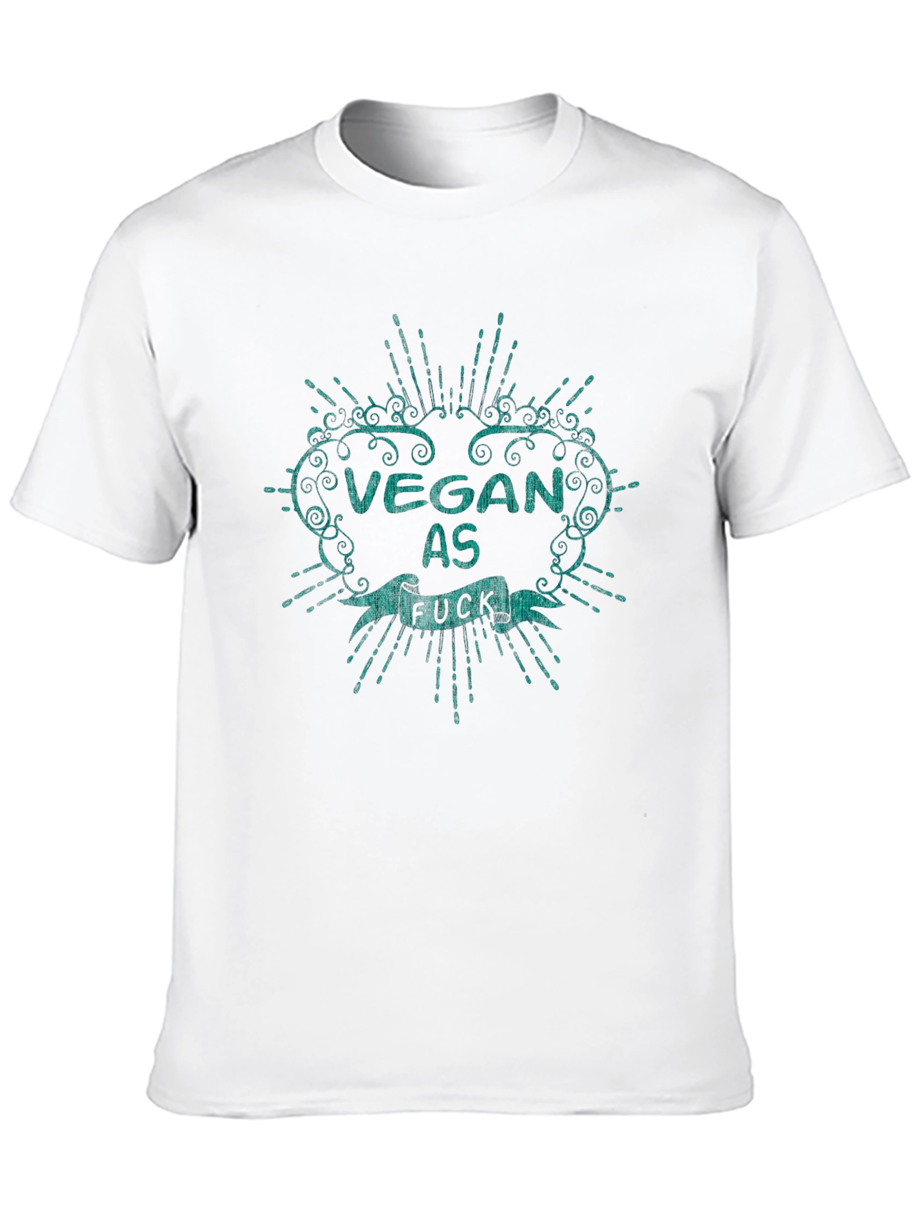 Vegan As F*ck Graphic Tee - Black Cotton T-Shirt