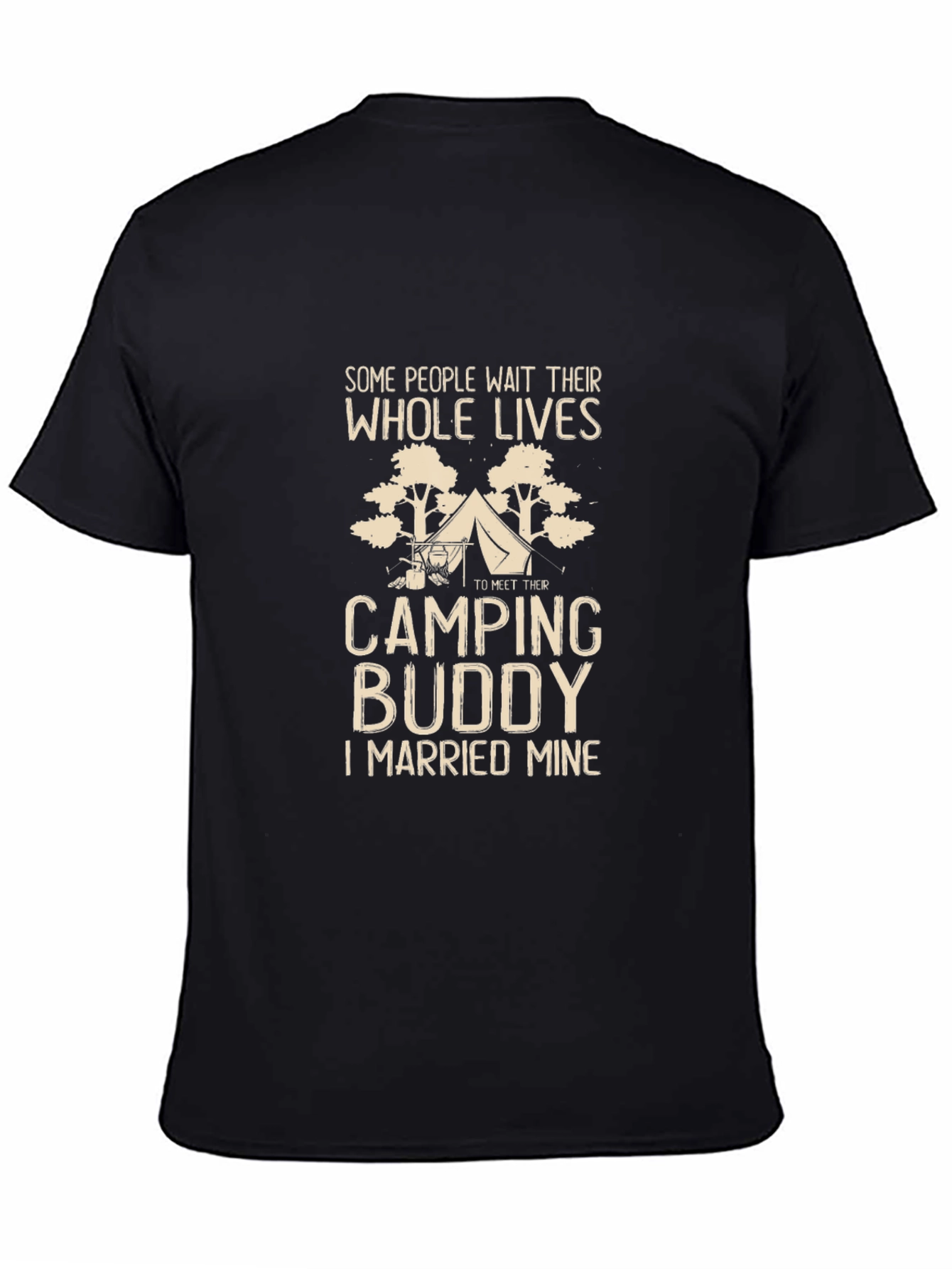 Camping Buddy Married Mine Graphic Tee