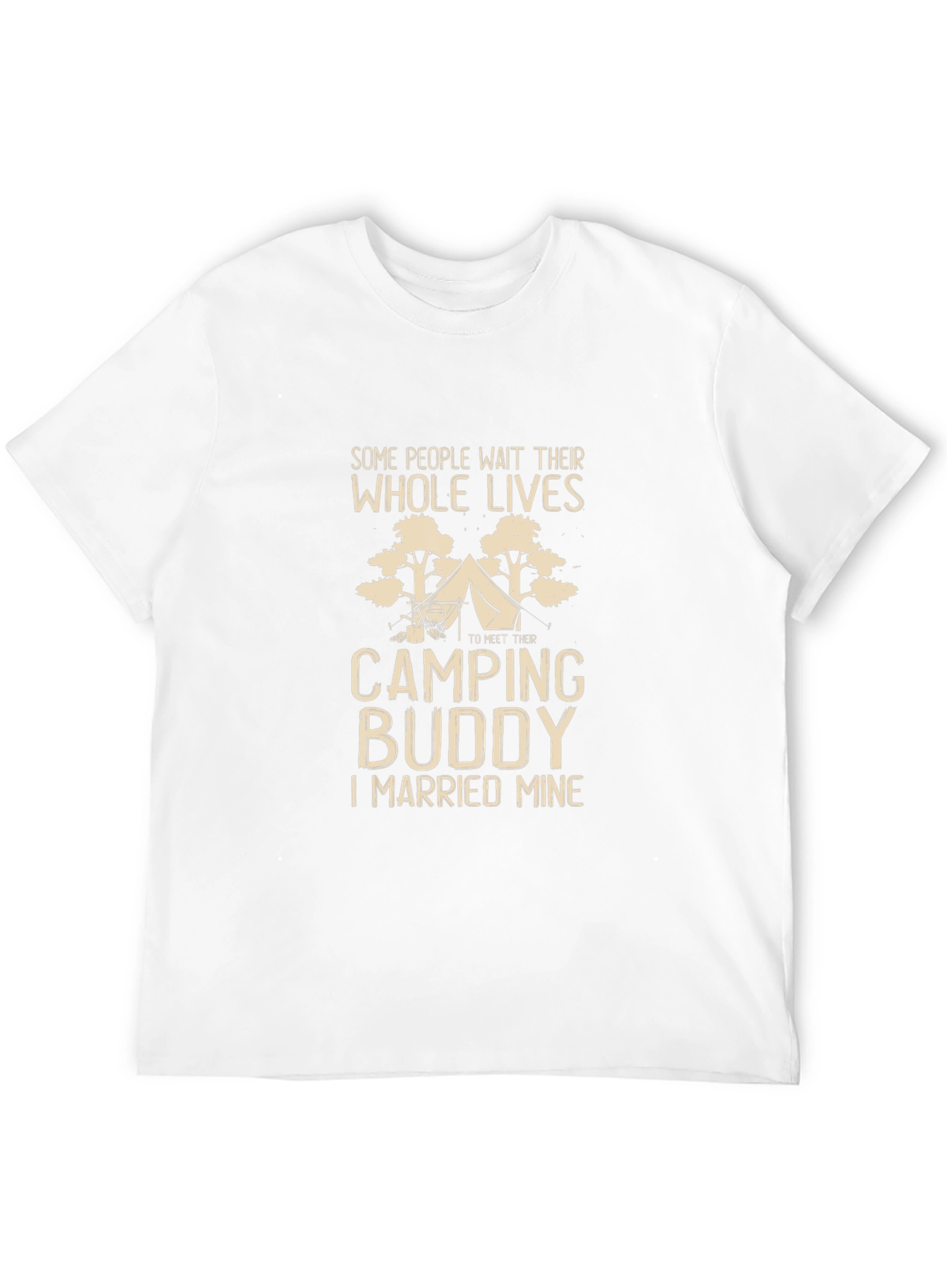 Camping Buddy Married Mine Graphic Tee
