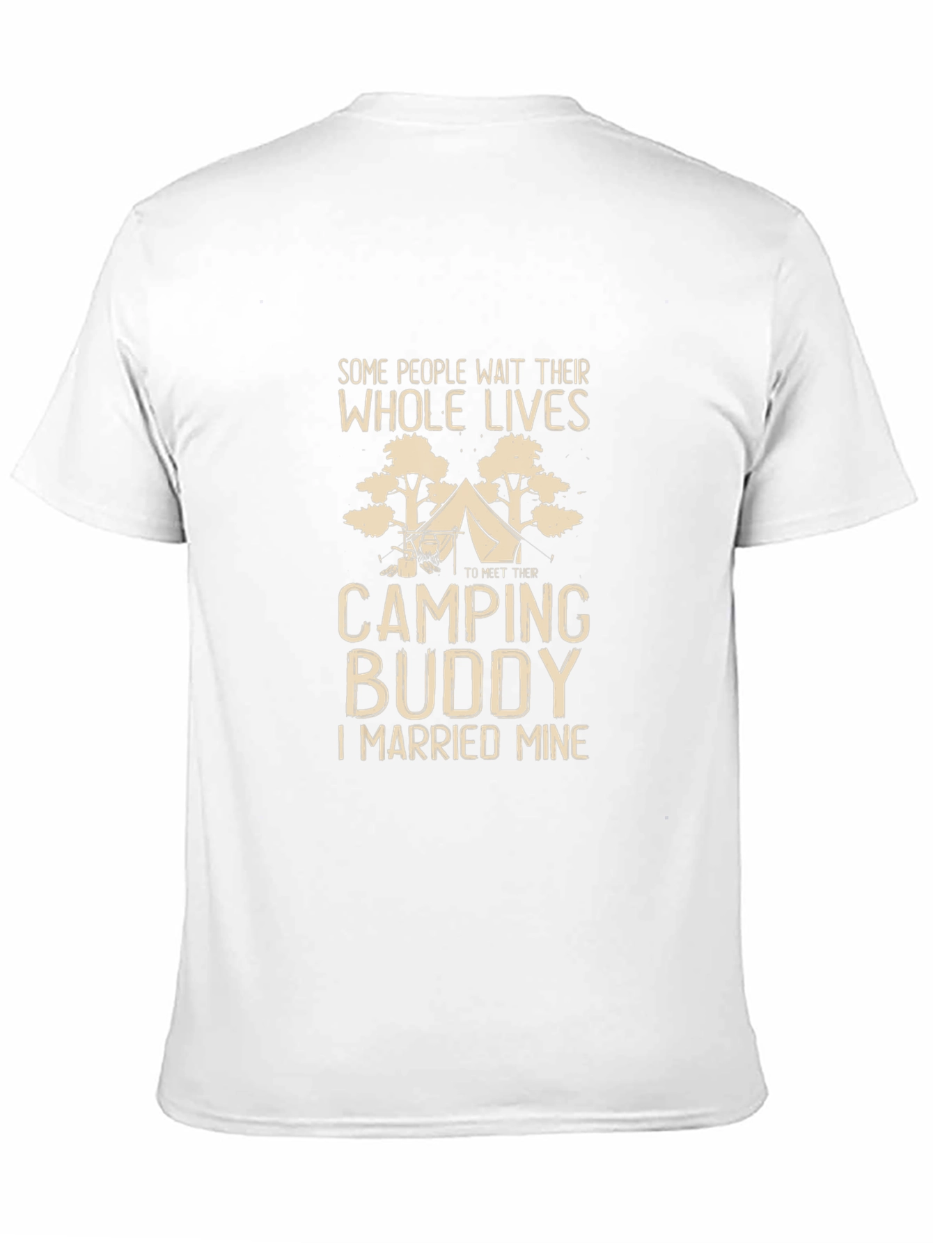 Camping Buddy Married Mine Graphic Tee