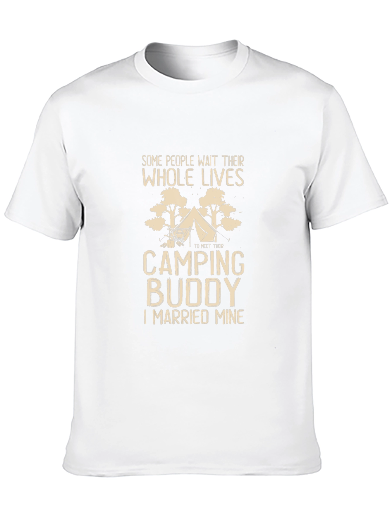 Camping Buddy Married Mine Graphic Tee