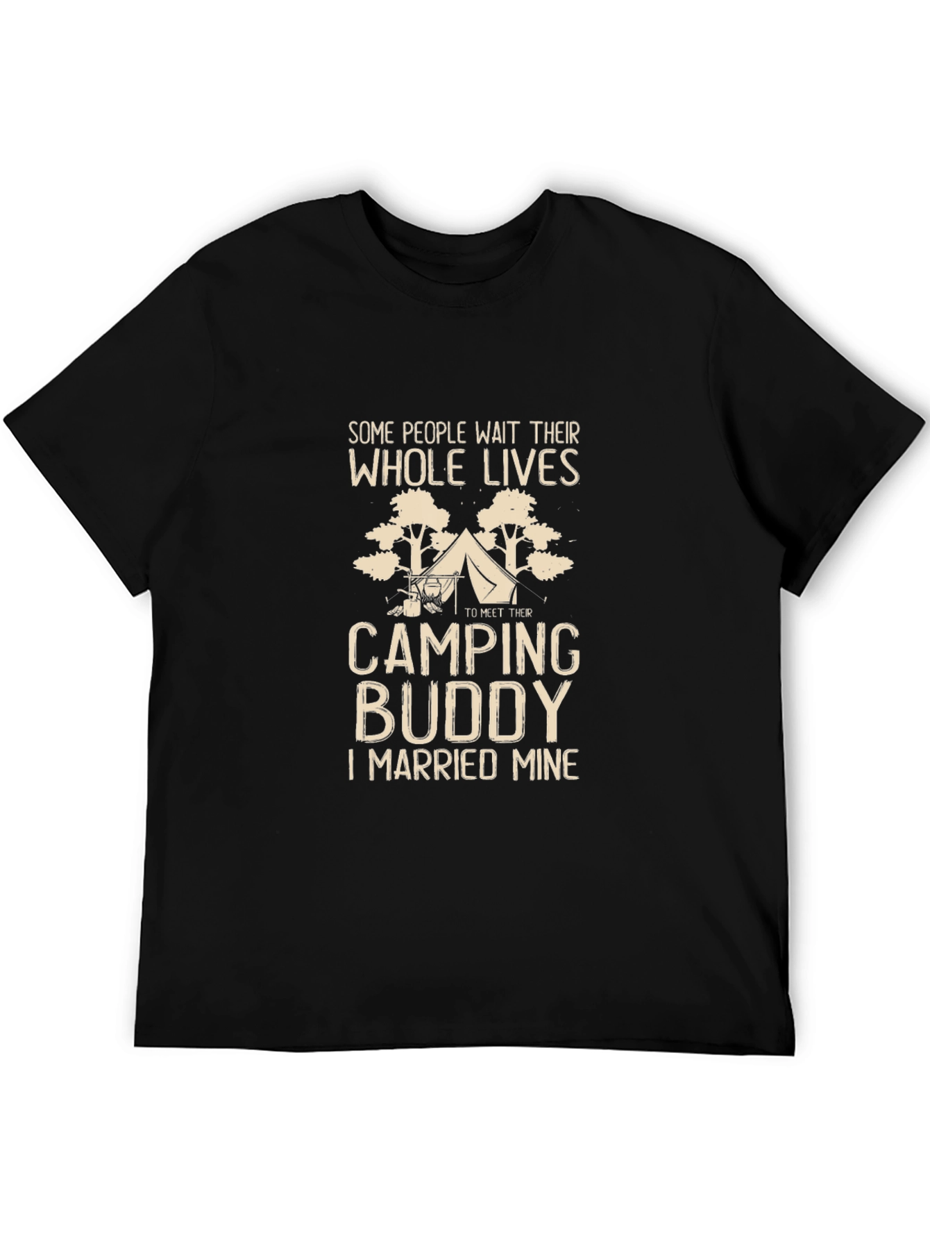 Camping Buddy Married Mine Graphic Tee