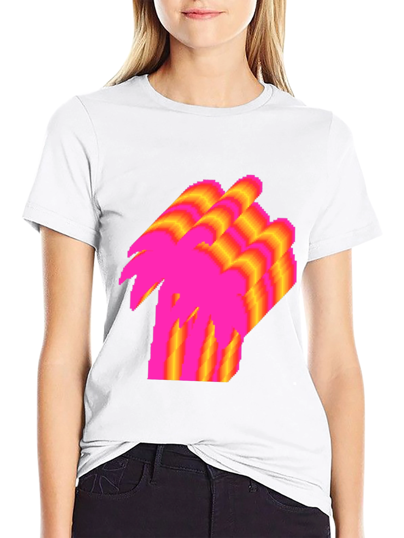 Vaporwave Palm Tree T-Shirt - Retro Graphic Tee