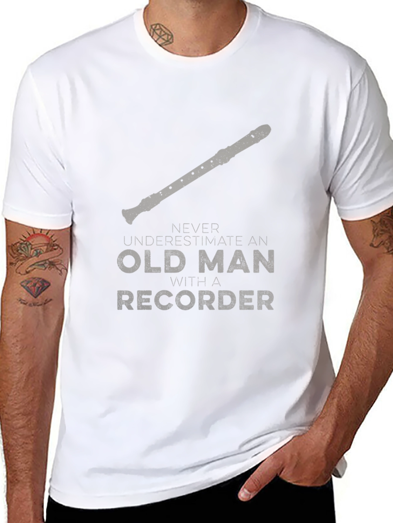 Never Underestimate Old Man T-Shirt