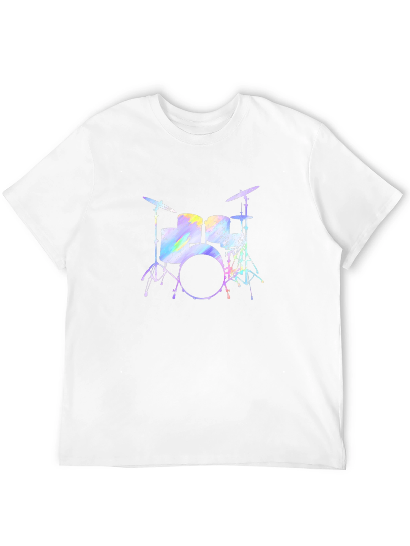 Drum Set Graphic T-Shirt - Music Lover Tee