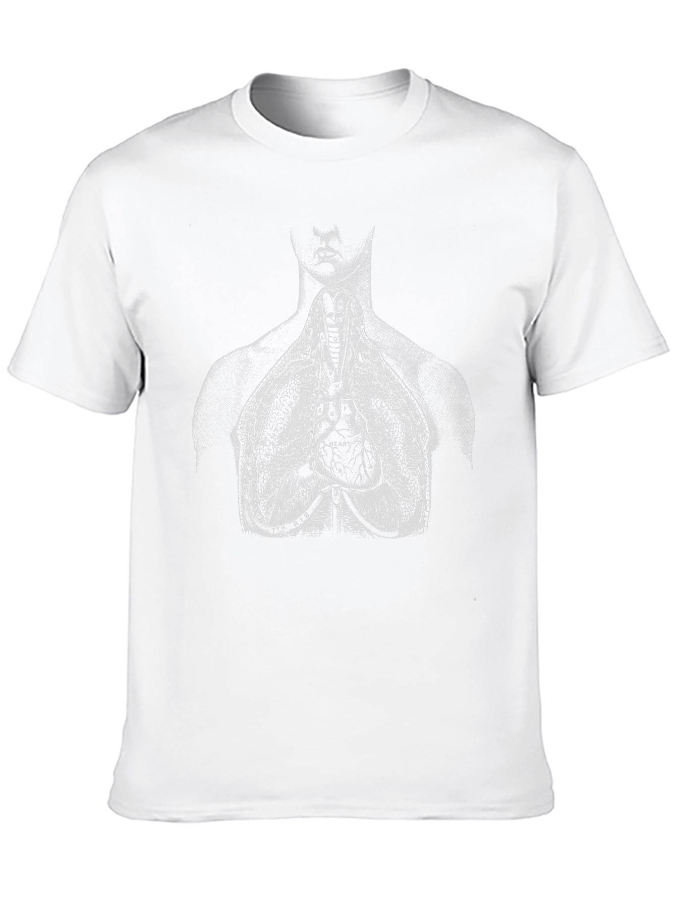 Anatomical Heart T-Shirt - Black Graphic Tee