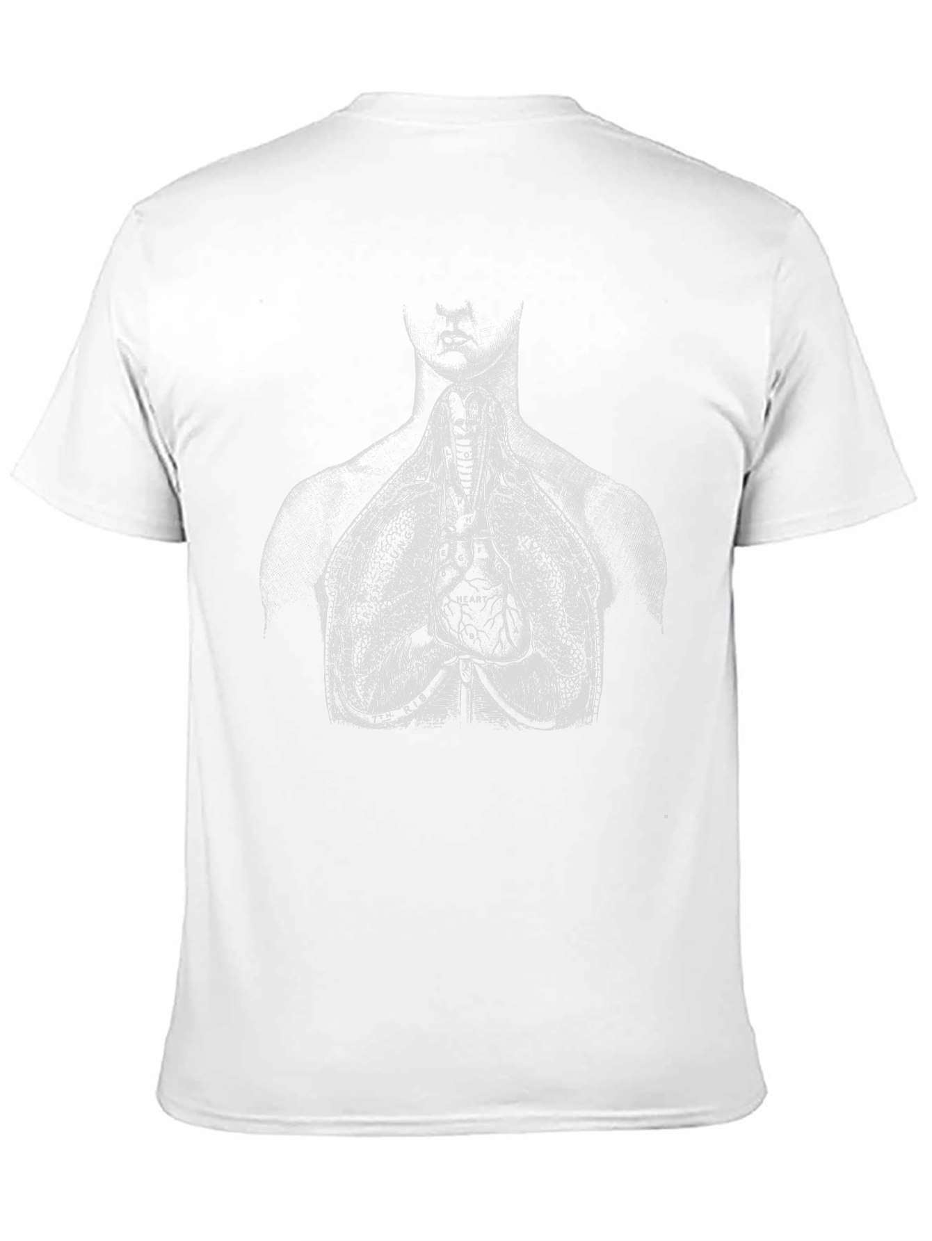 Anatomical Heart T-Shirt - Black Graphic Tee