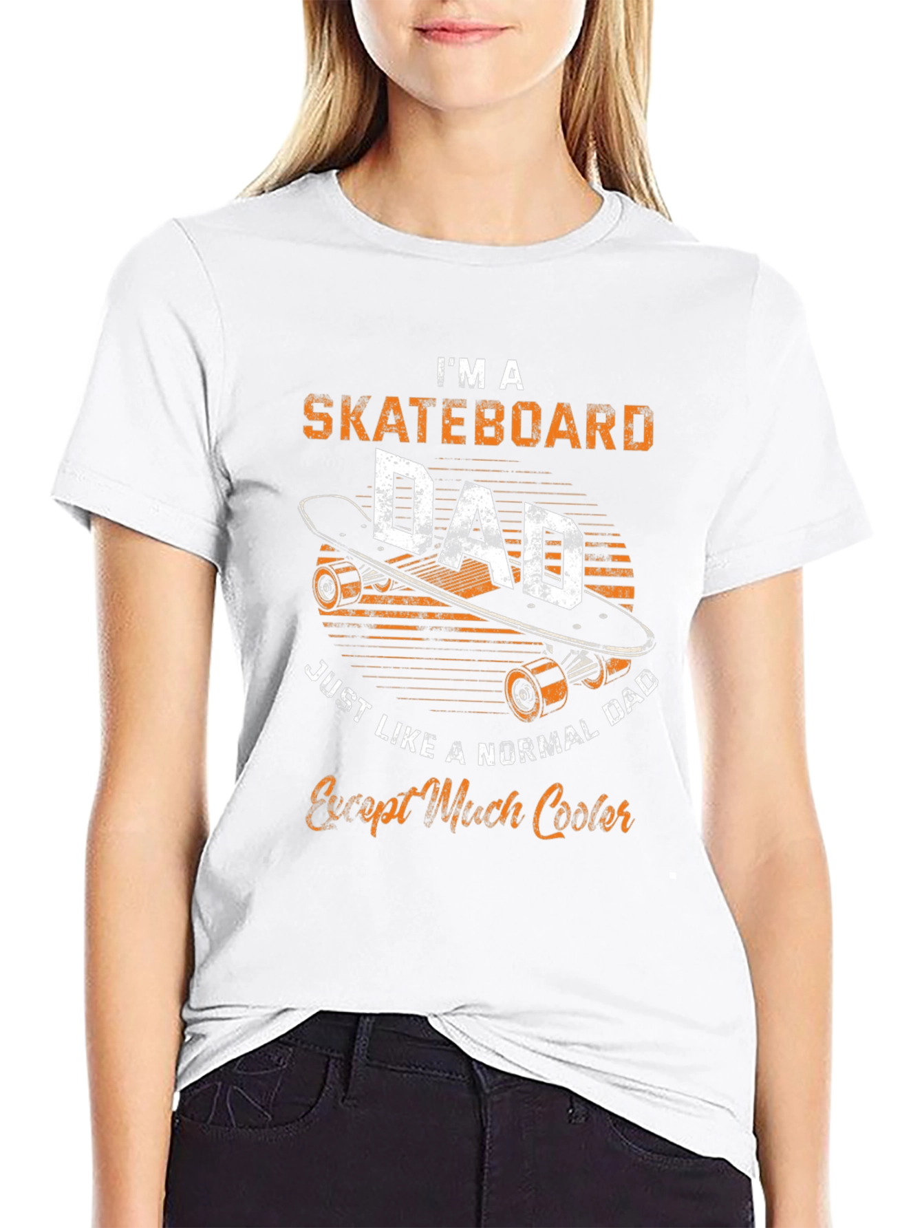 Skateboard Dad Graphic T-Shirt - Cool Fathers Day Tee