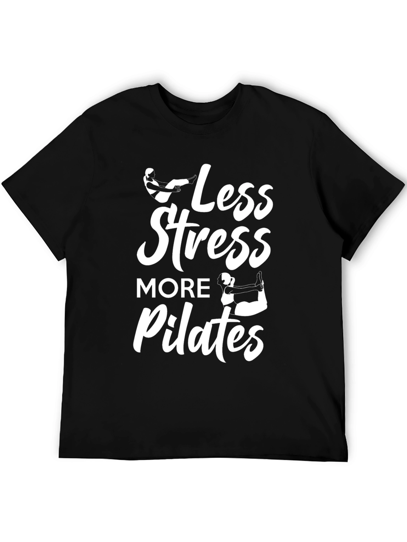 Less Stress More Pilates Graphic Tee