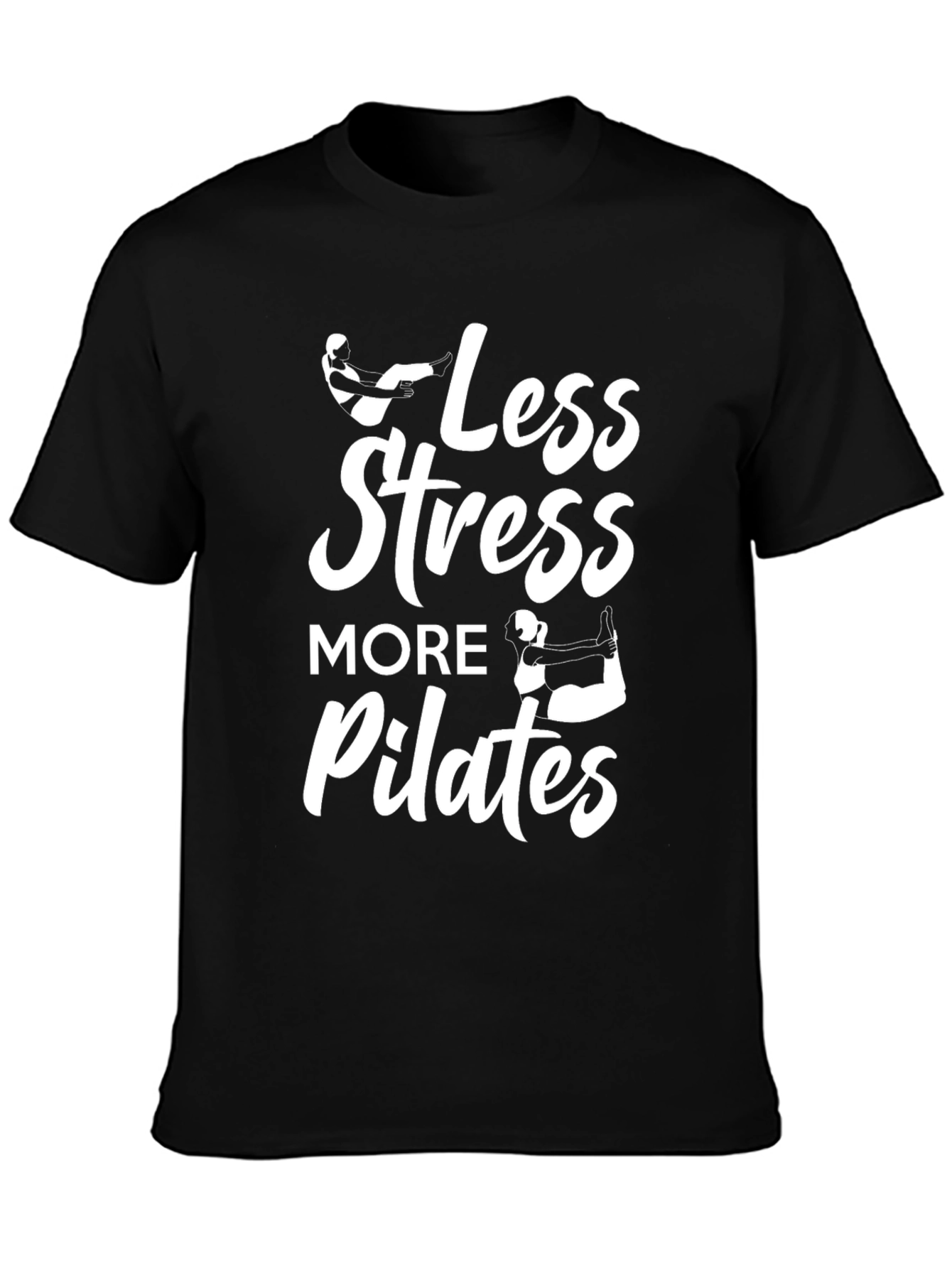 Less Stress More Pilates Graphic Tee
