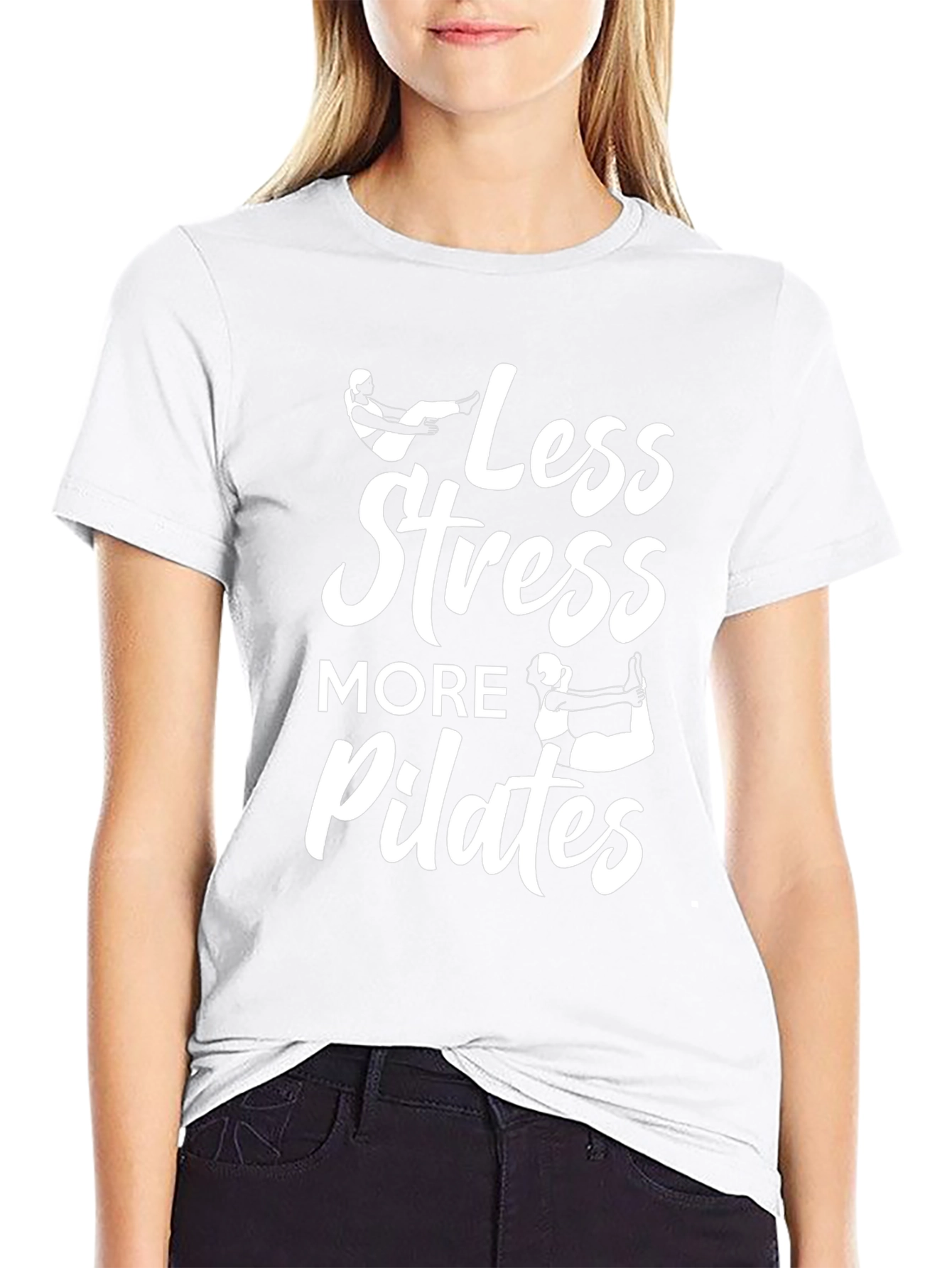 Less Stress More Pilates Graphic Tee