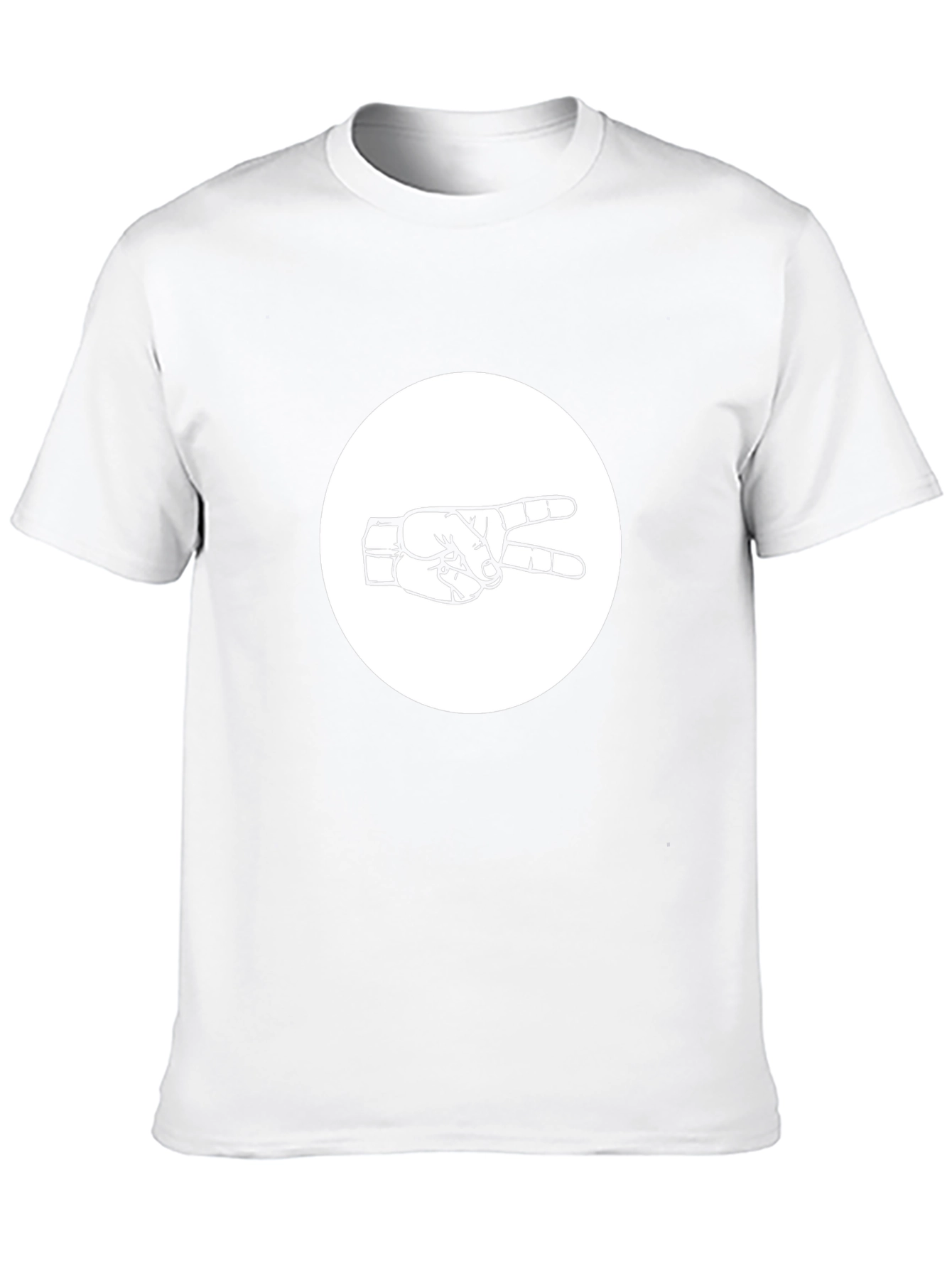 Cool Graphic Tee - Peace Hand Sign