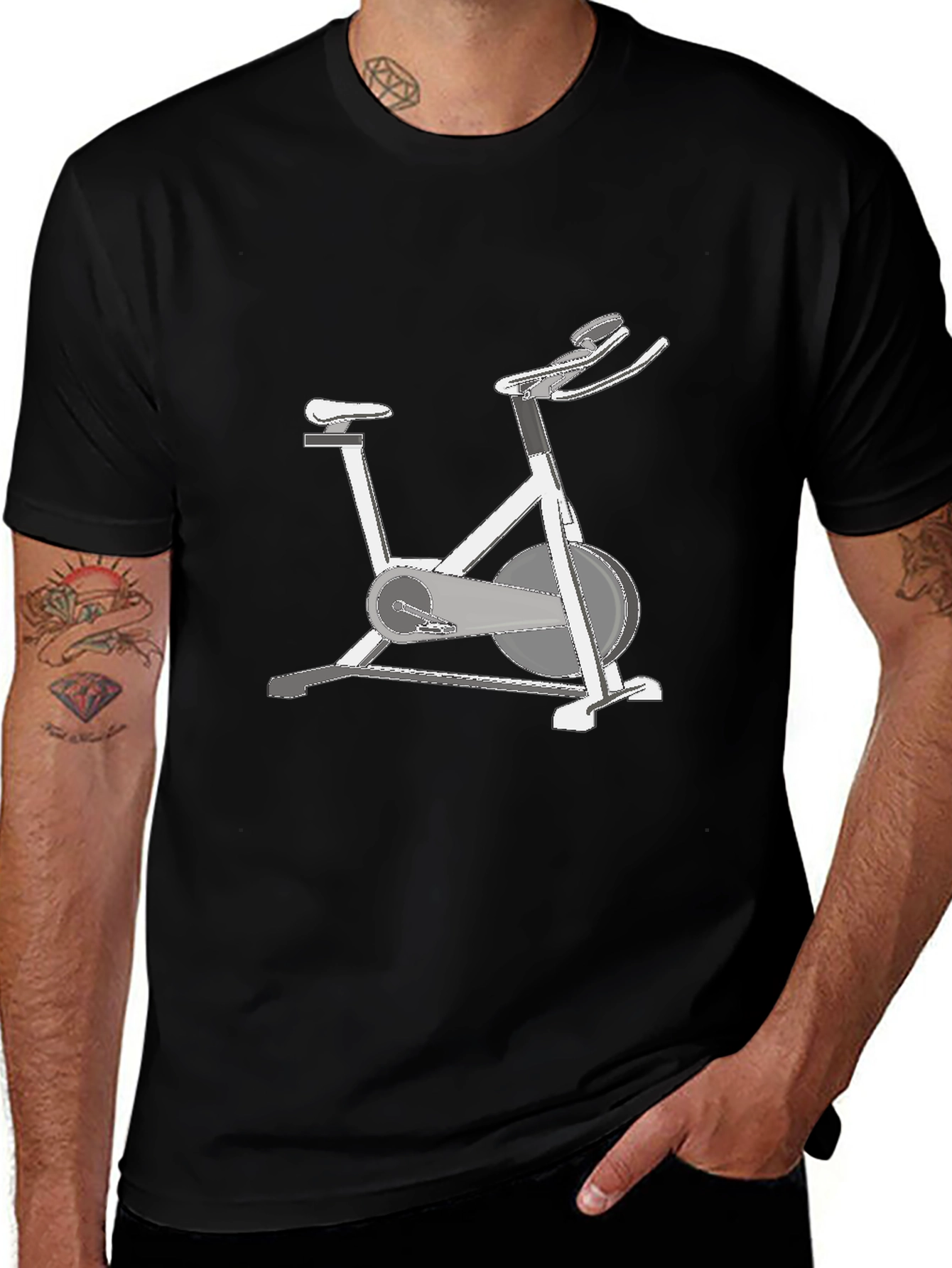 Stationary Bike Graphic Tee