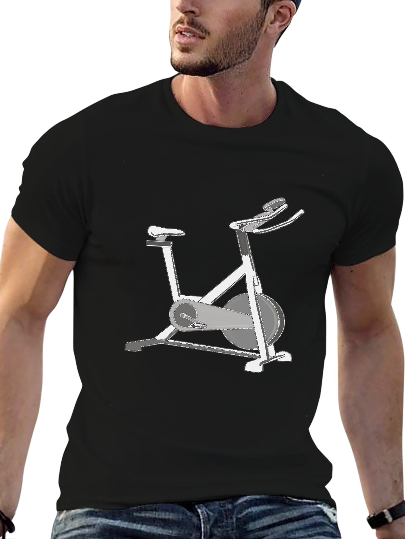 Stationary Bike Graphic Tee