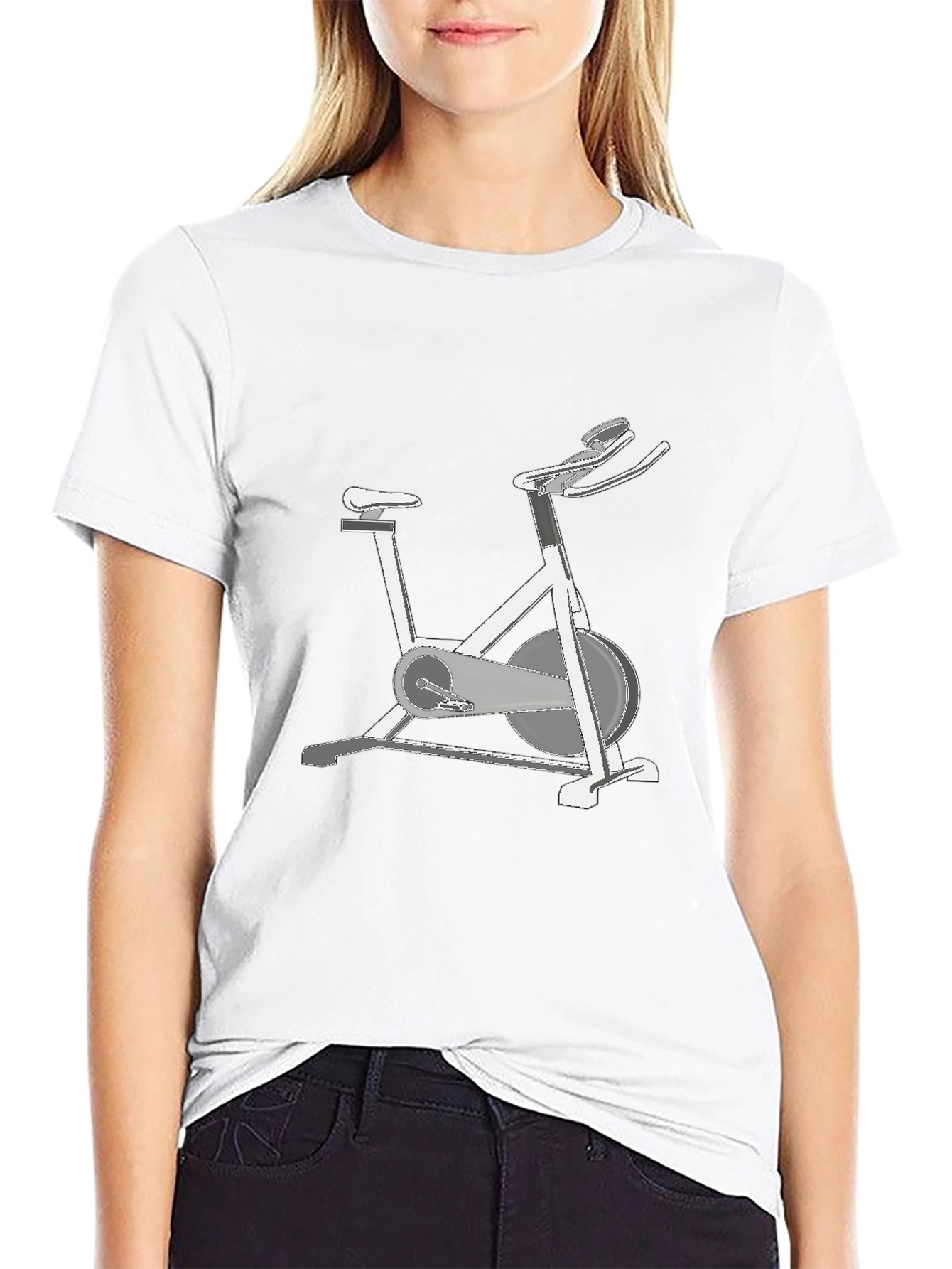 Stationary Bike Graphic Tee