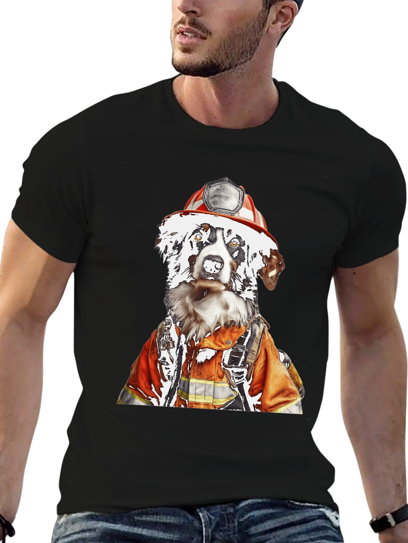 Dog Firefighter T-Shirt - Unisex