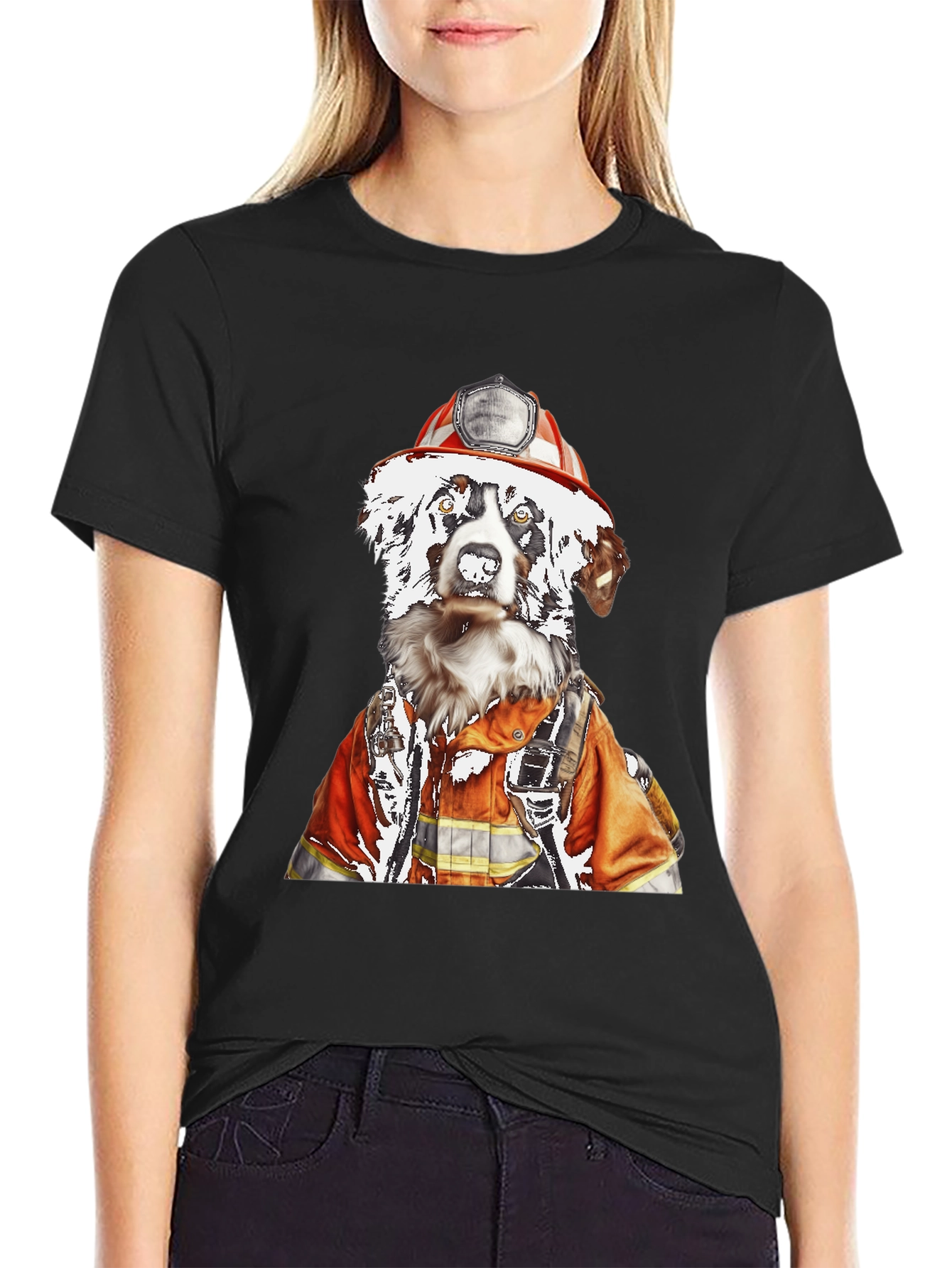 Dog Firefighter T-Shirt - Unisex