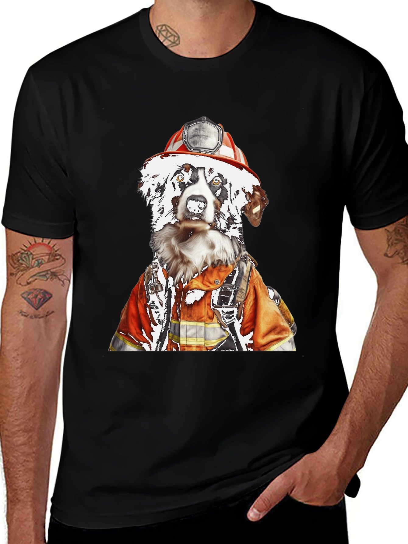 Dog Firefighter T-Shirt - Unisex
