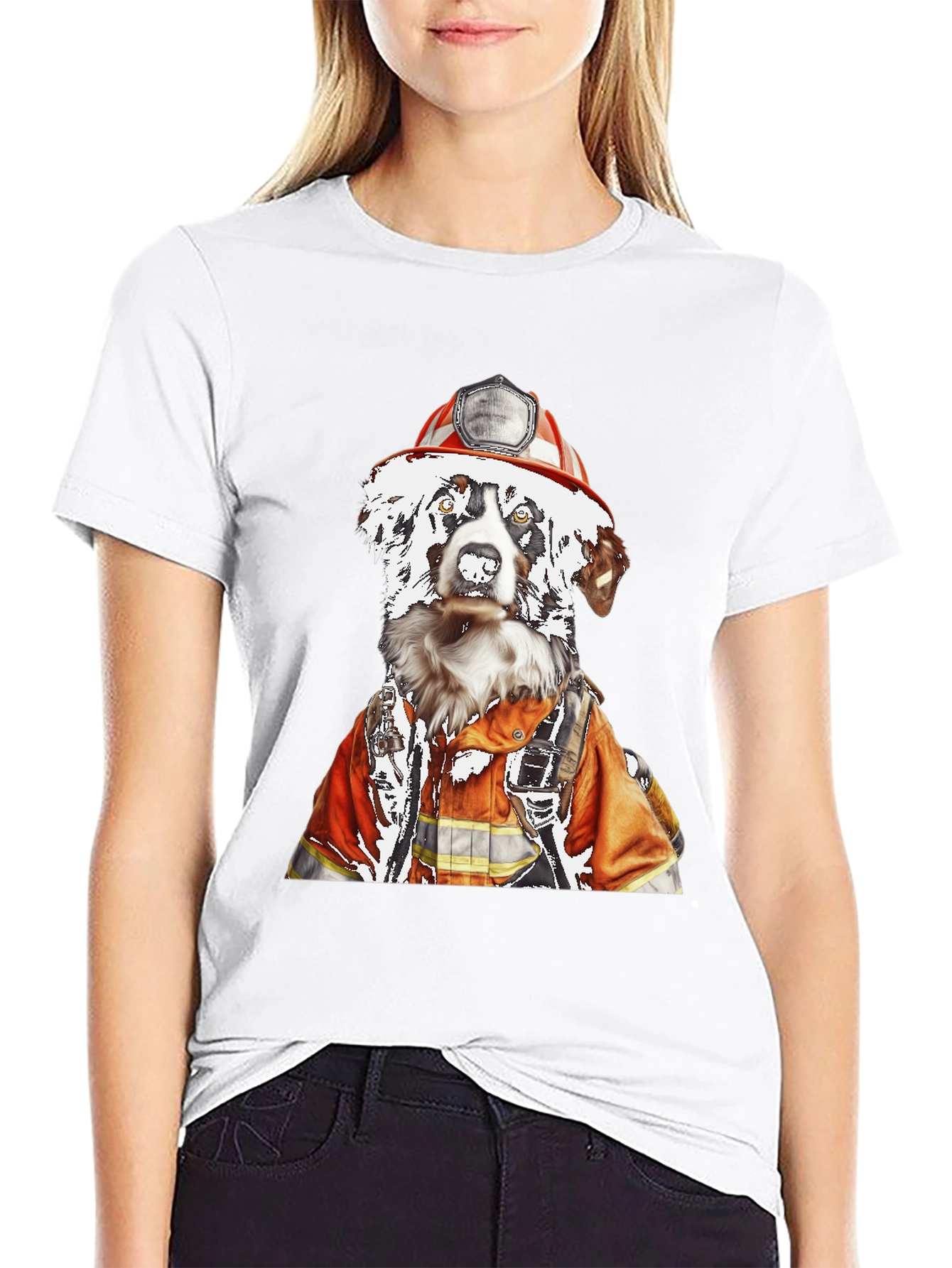 Dog Firefighter T-Shirt - Unisex