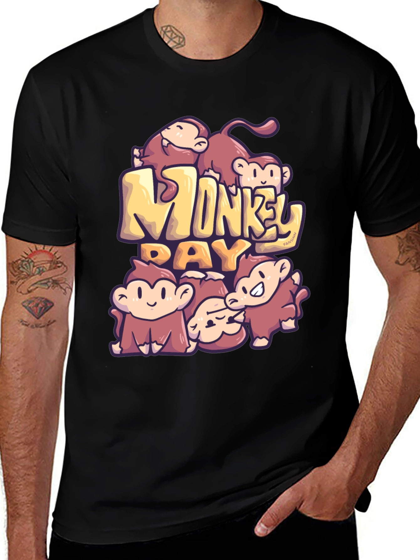 Monkey Day Graphic T-Shirt