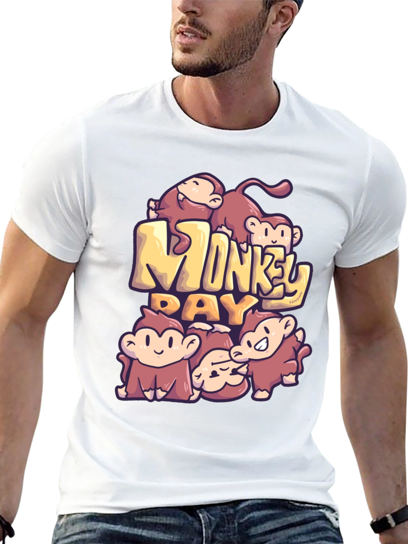 Monkey Day Graphic T-Shirt