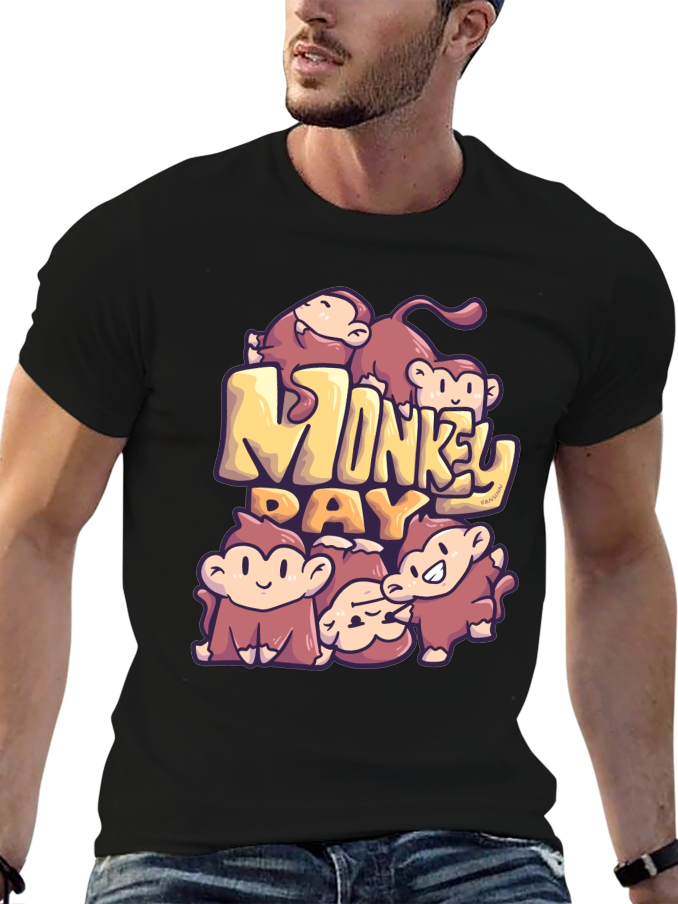 Monkey Day Graphic T-Shirt
