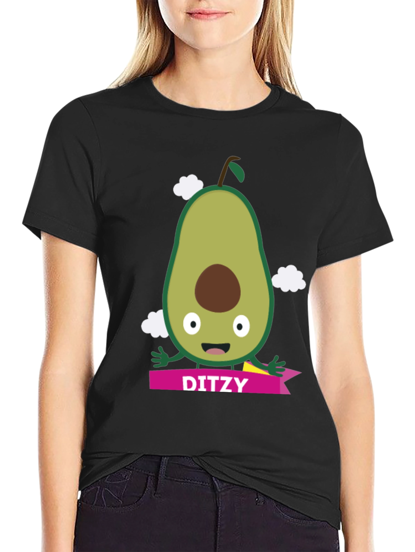 DITZY Avocado Graphic Tee - Fun & Unique