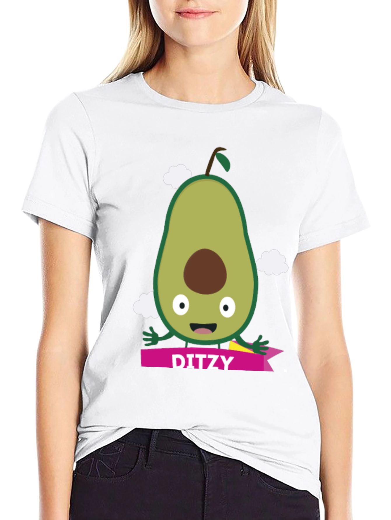 DITZY Avocado Graphic Tee - Fun & Unique