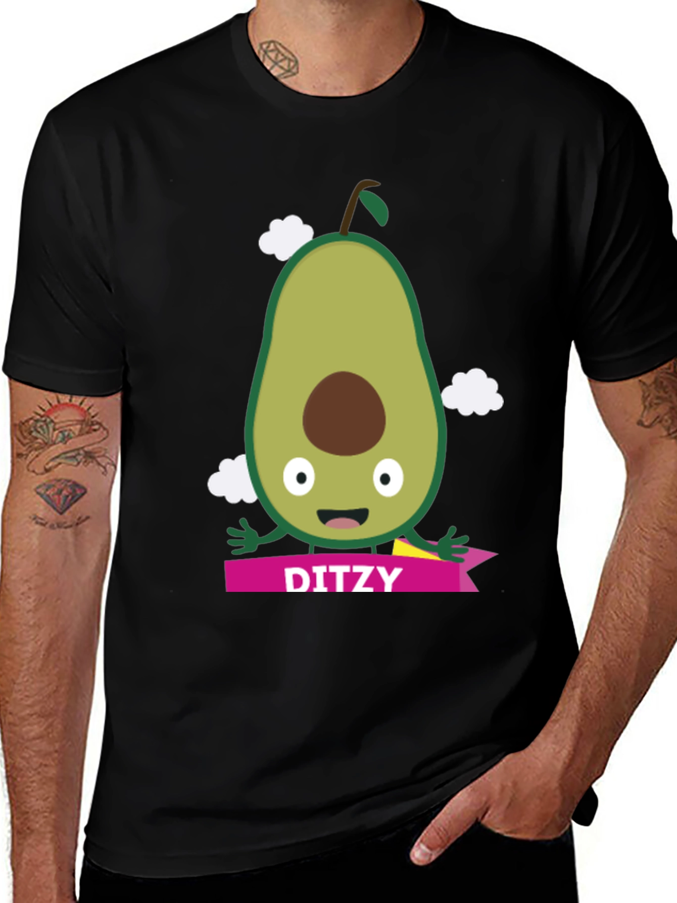 DITZY Avocado Graphic Tee - Fun & Unique
