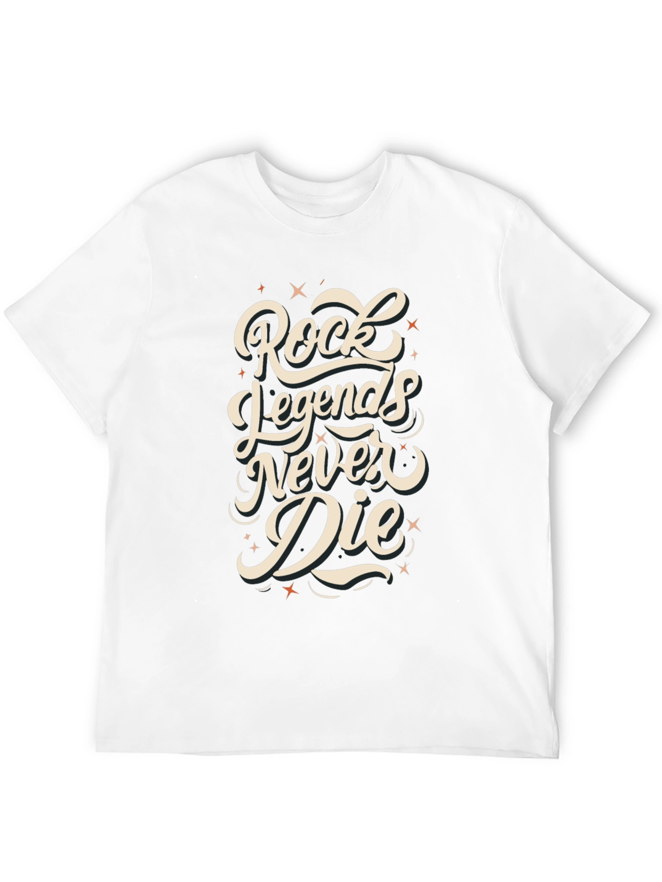Rock Legends Never Die Graphic T-Shirt
