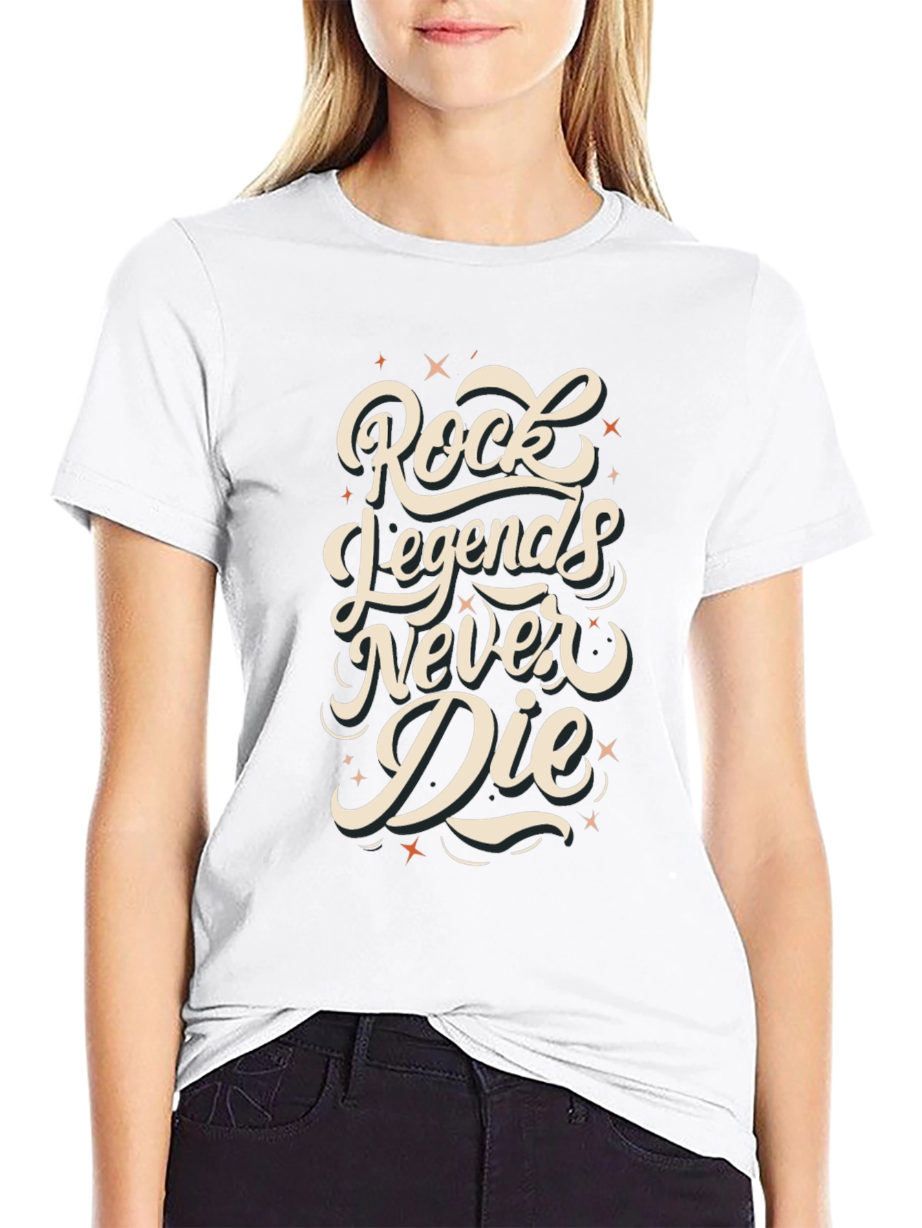 Rock Legends Never Die Graphic T-Shirt